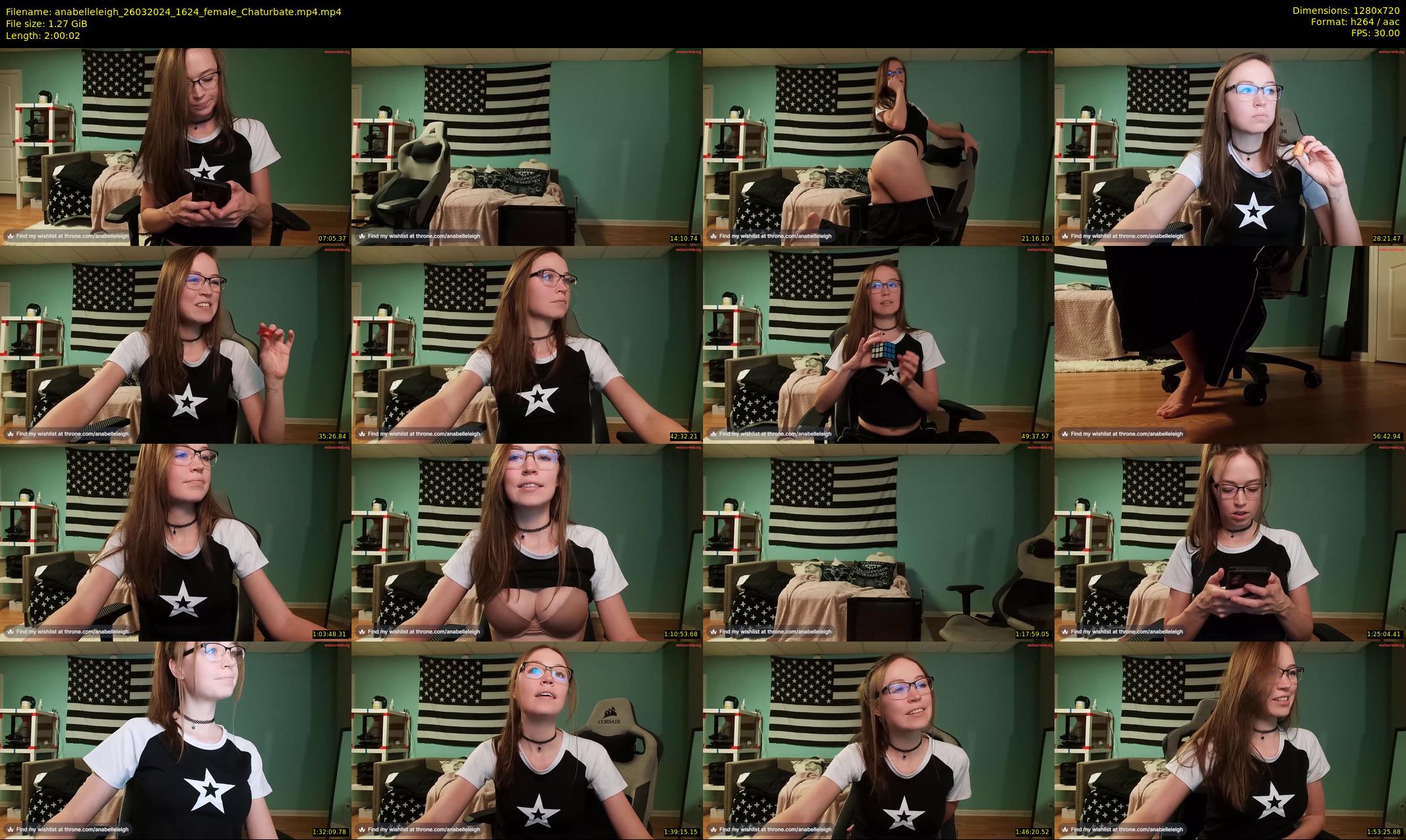 anabelleleigh — 121 minute Chaturbate female cam show recording, 720p, Mar 26, 2024
