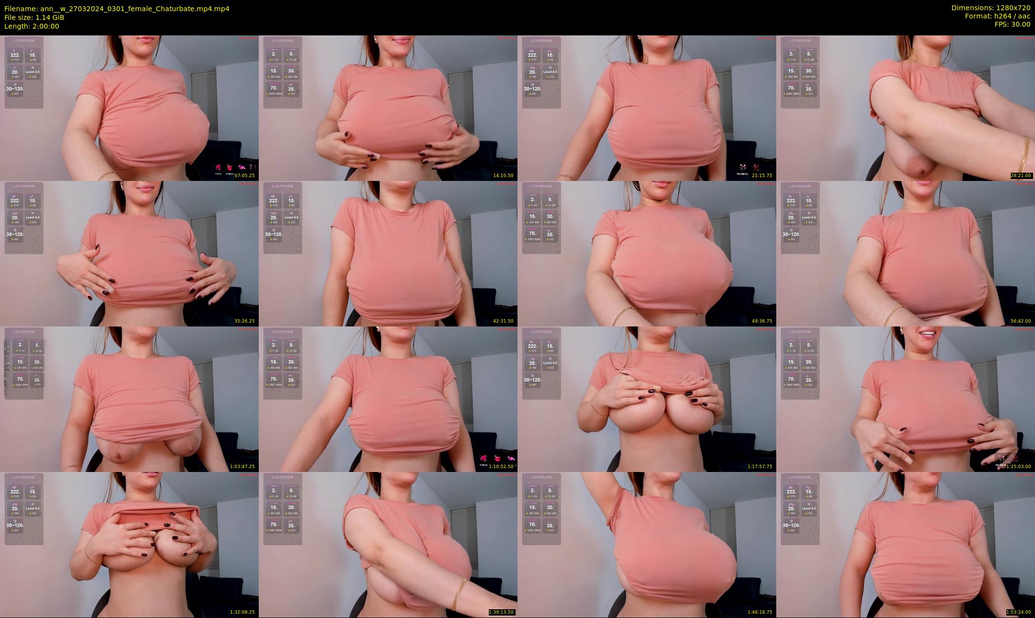 ann__w — 120 minute Chaturbate female cam show recording, 720p, Mar 27, 2024