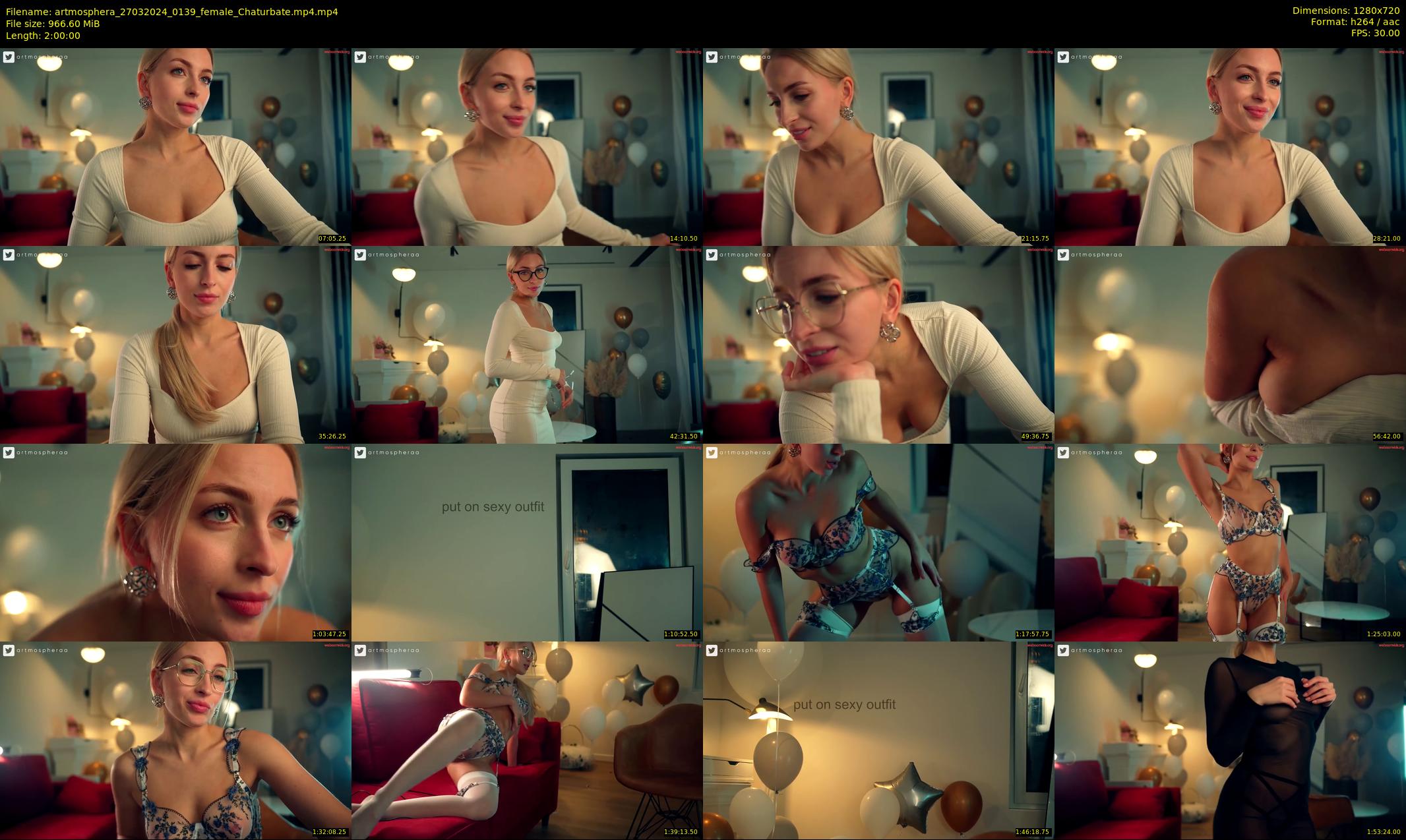 artmosphera — 120 minute Chaturbate female cam show recording, 720p, Mar 27, 2024