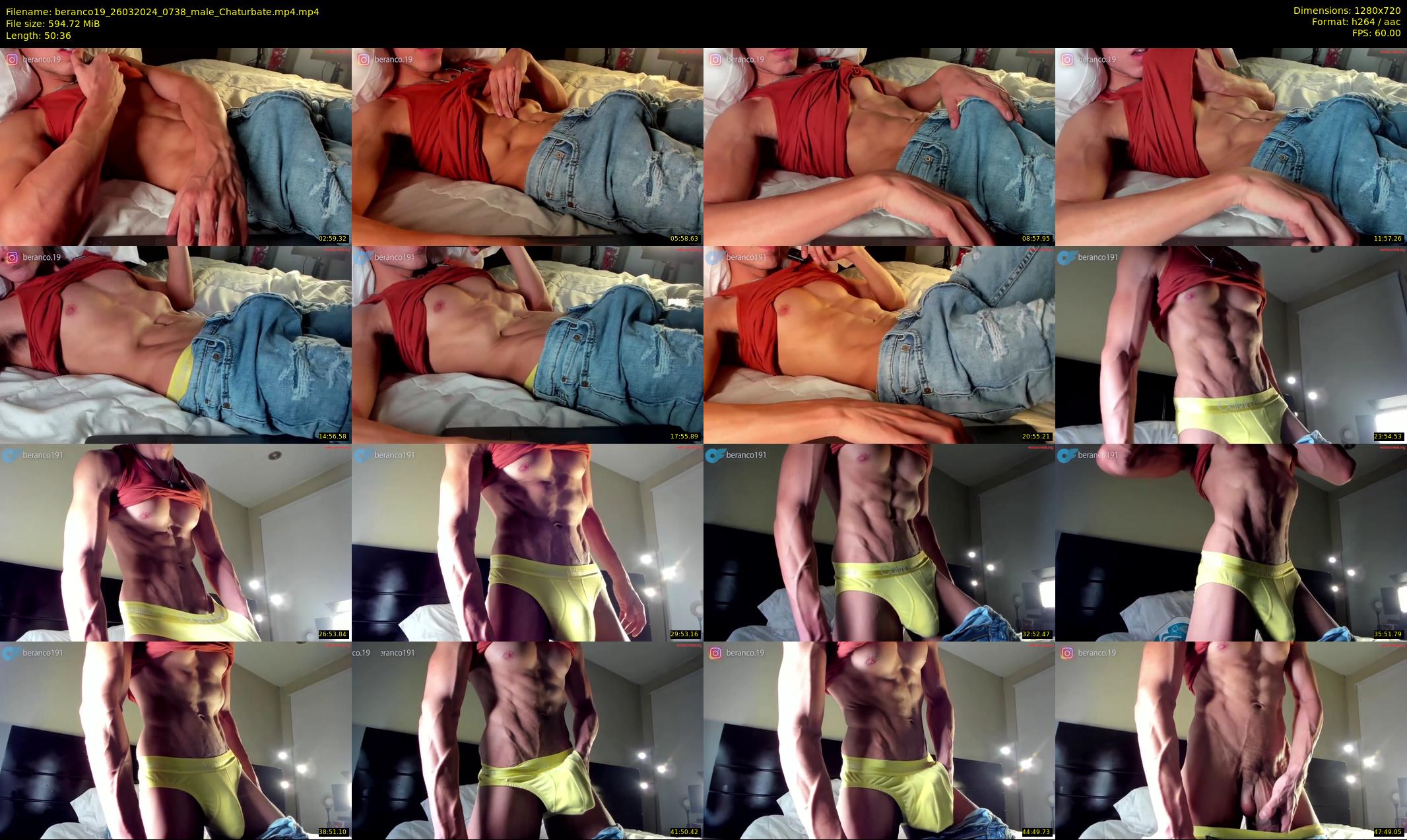 beranco19 — 51 minute Chaturbate male cam show recording, 720p, Mar 26, 2024
