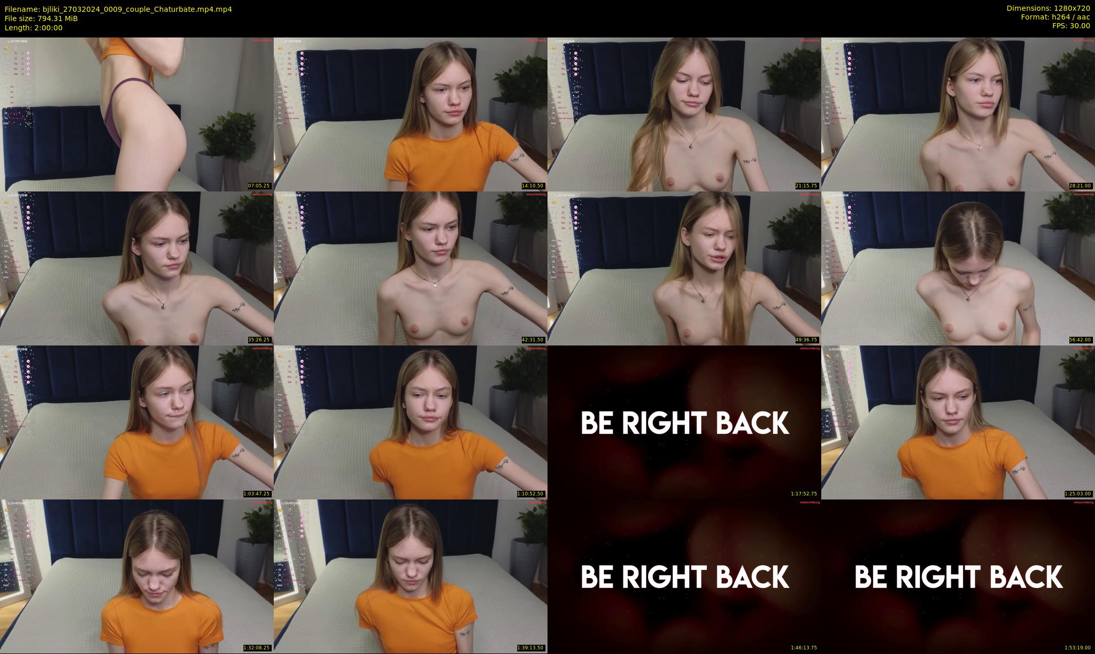 bjliki — 120 minute Chaturbate couple cam show recording, 720p, Mar 27, 2024