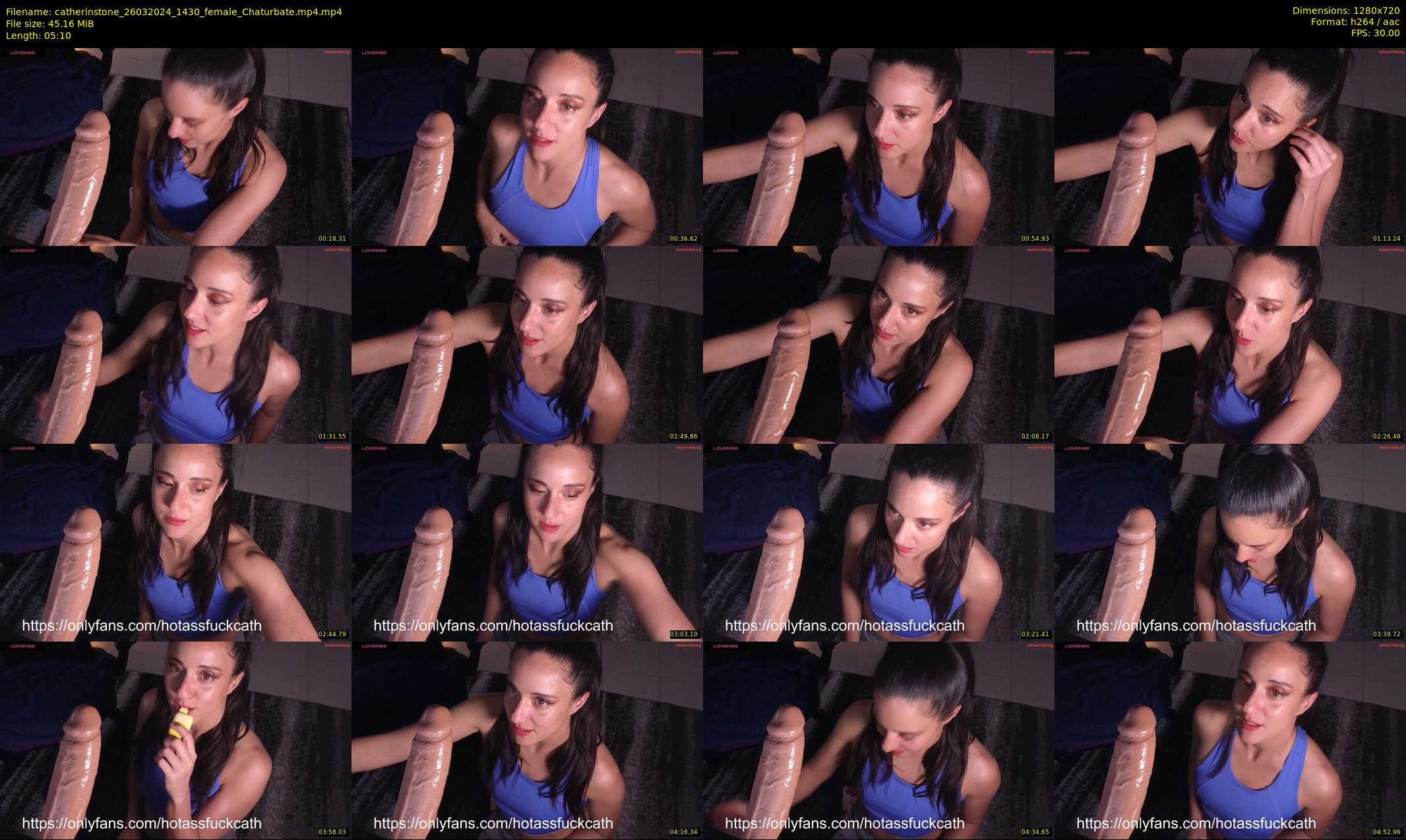 catherinstone — 6 minute Chaturbate female cam show recording, 720p, Mar 26, 2024