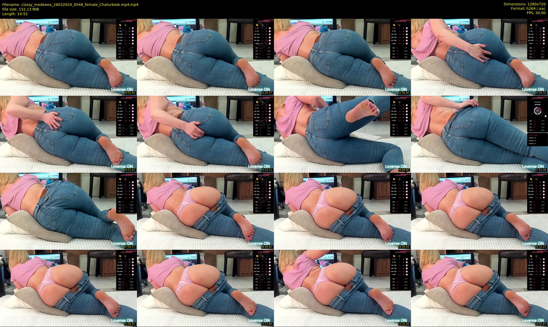 classy_medeeea — 15 minute Chaturbate female cam show recording, 720p, Mar 26, 2024