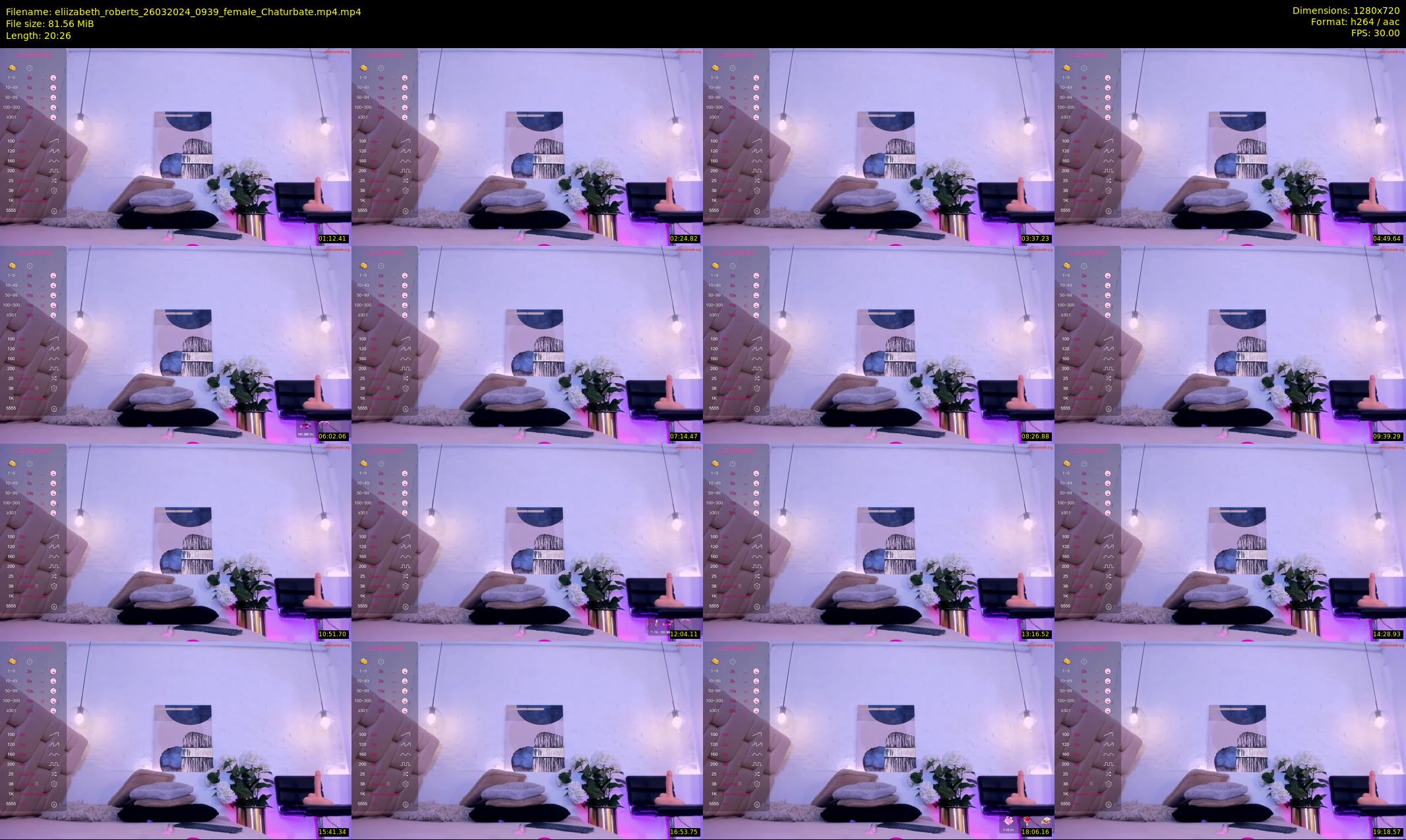 eliizabeth_roberts — 21 minute Chaturbate female cam show recording, 720p, Mar 26, 2024