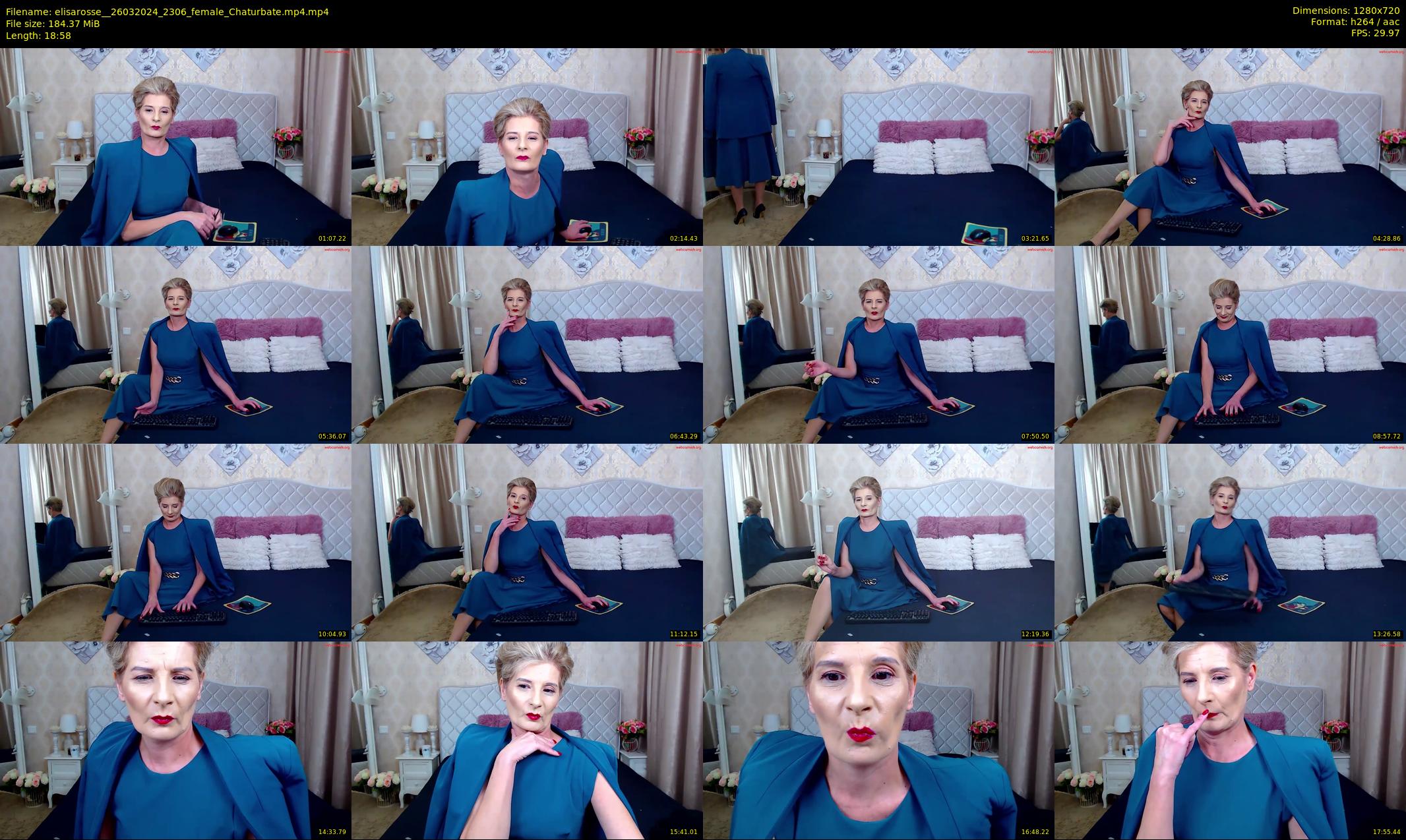 elisarosse_ — 19 minute Chaturbate female cam show recording, 720p, Mar 26, 2024
