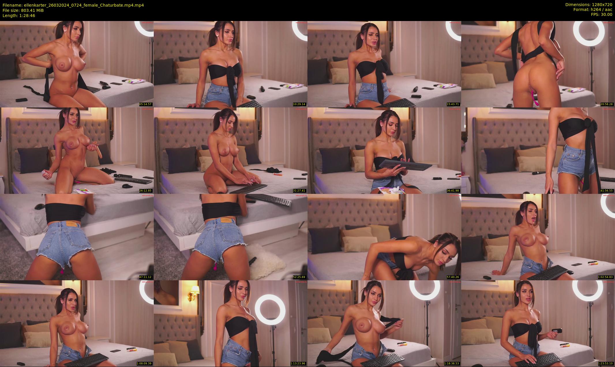 ellenkarter — 89 minute Chaturbate female cam show recording, 720p, Mar 26, 2024