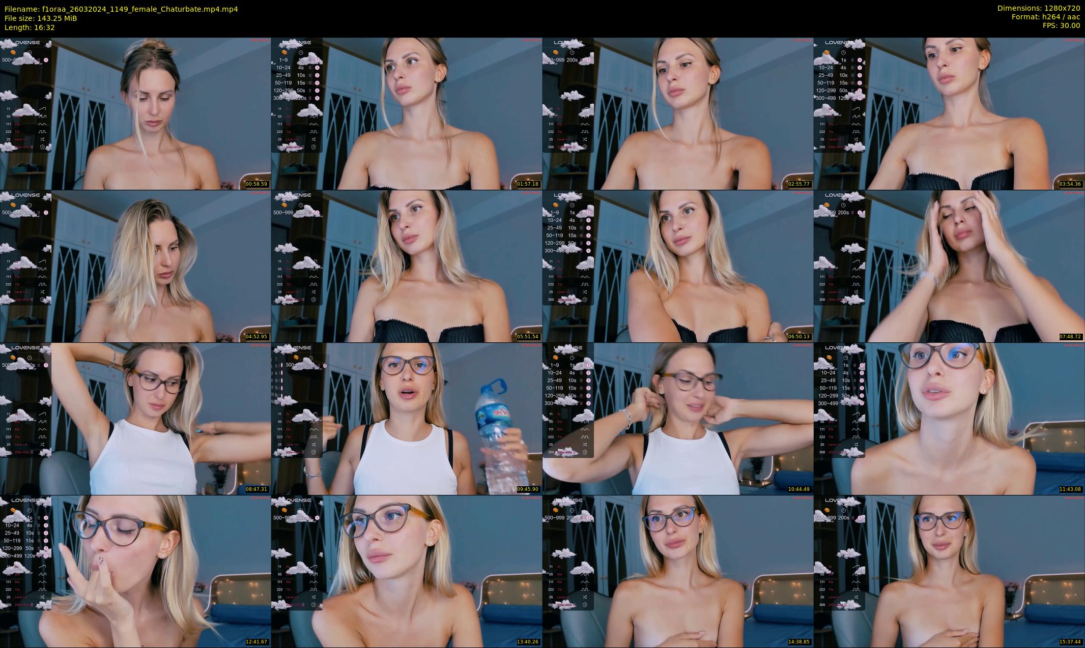 f1oraa — 17 minute Chaturbate female cam show recording, 720p, Mar 26, 2024