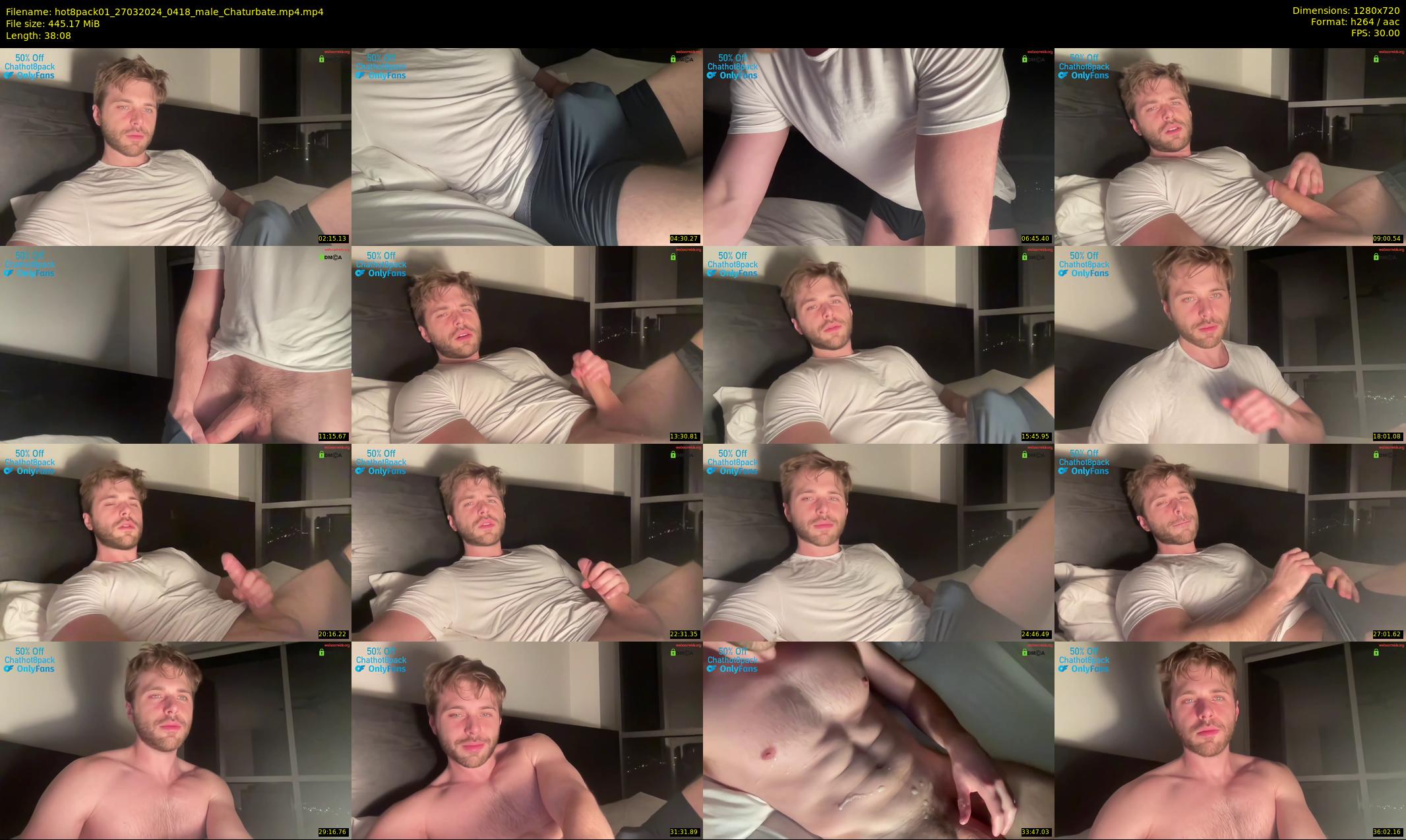 hot8pack01 — 39 minute Chaturbate male cam show recording, 720p, Mar 27, 2024