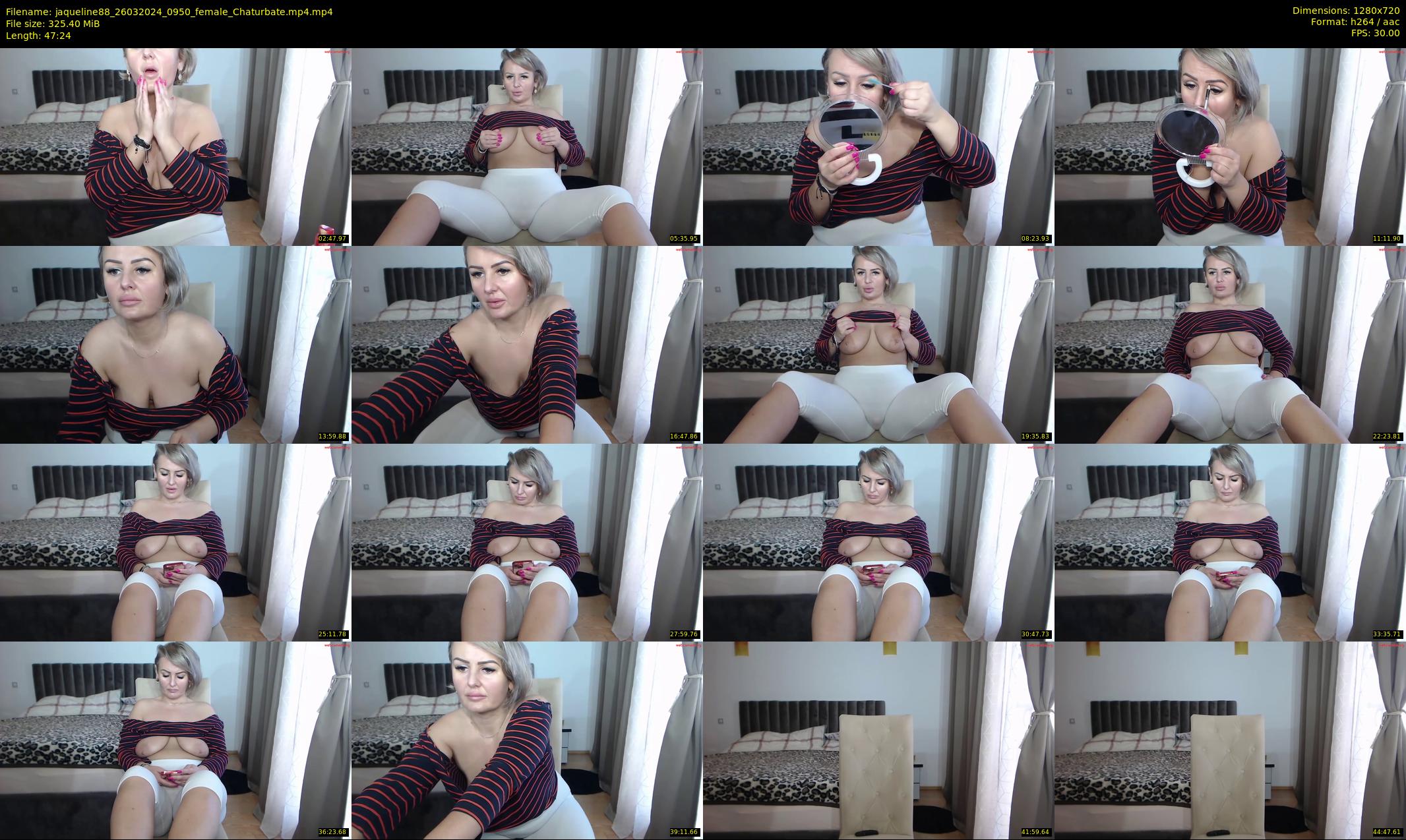 jaqueline88 — 48 minute Chaturbate female cam show recording, 720p, Mar 26, 2024