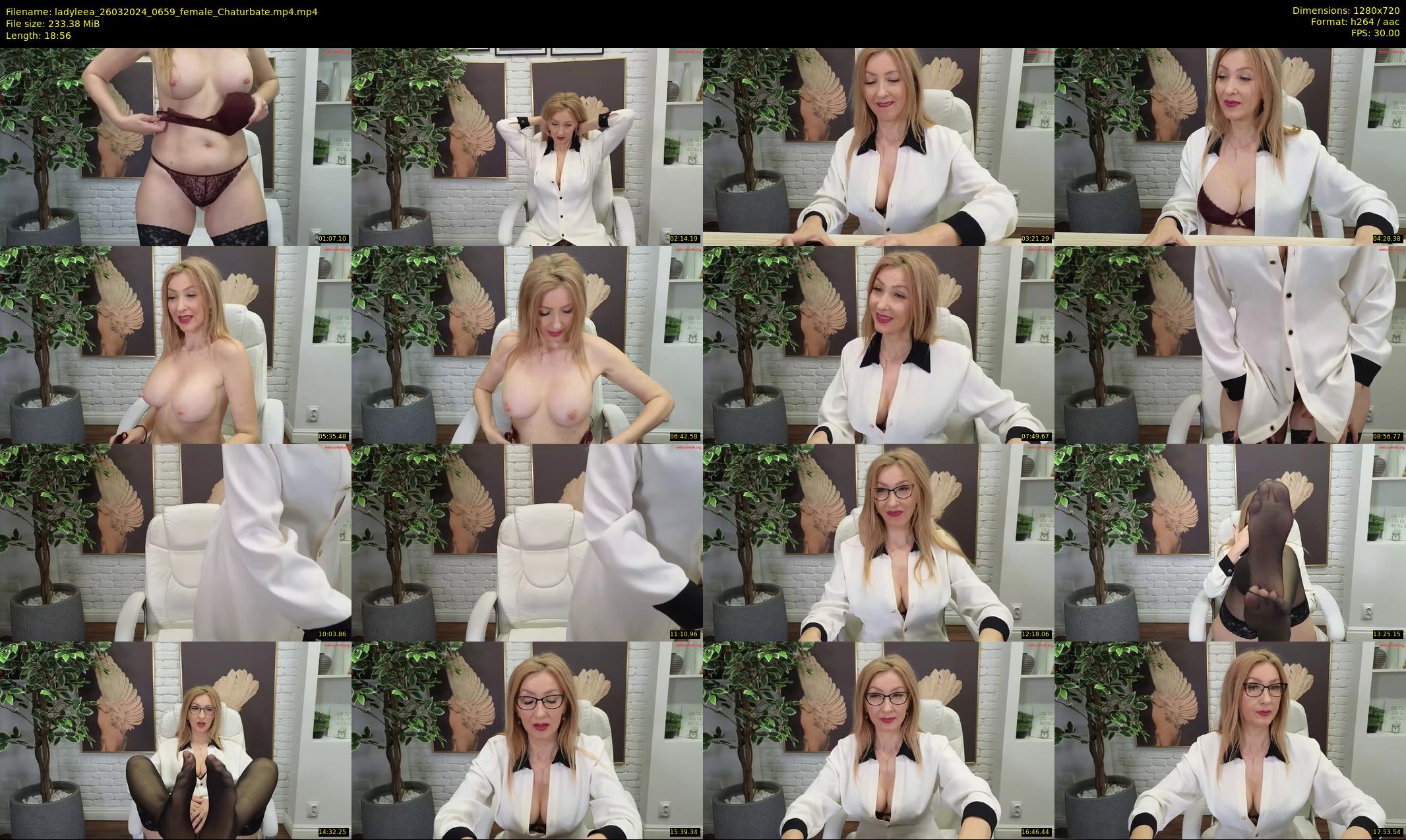ladyleea — 19 minute Chaturbate female cam show recording, 720p, Mar 26, 2024