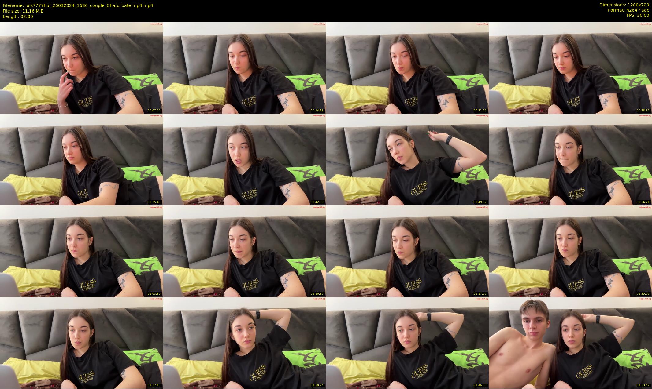 luis7777hui — 2 minute Chaturbate couple cam show recording, 720p, Mar 26, 2024