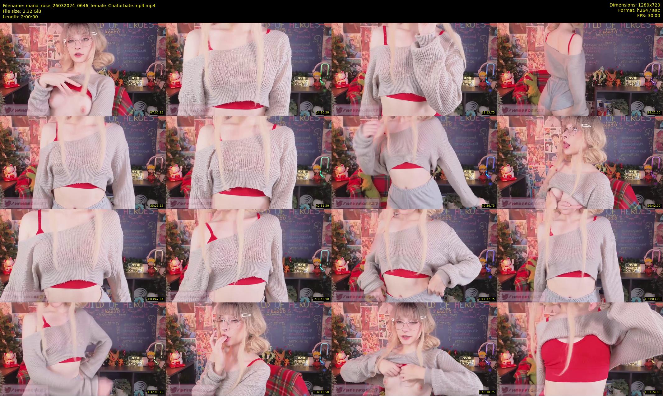 mana_rose — 120 minute Chaturbate female cam show recording, 720p, Mar 26, 2024