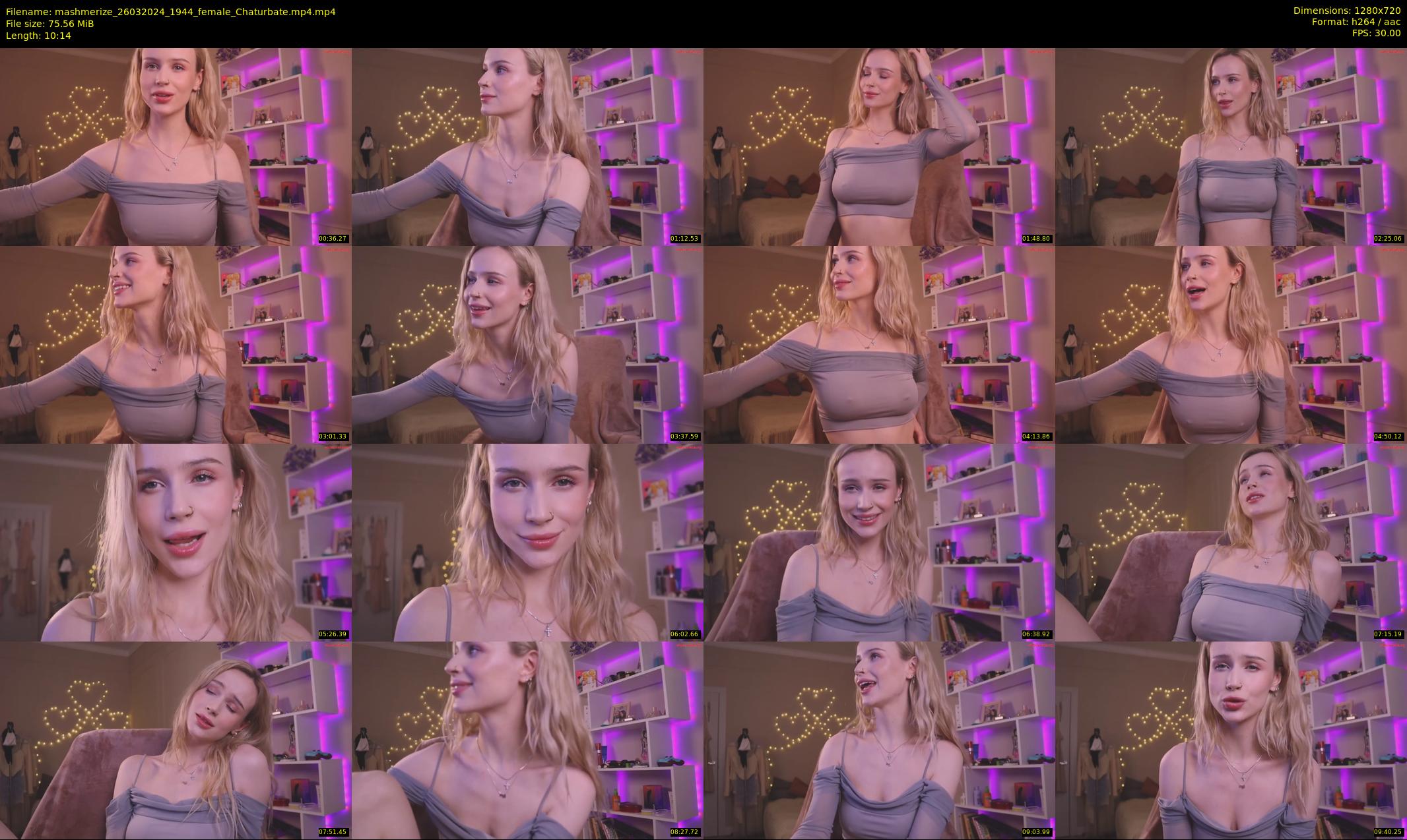 mashmerize — 11 minute Chaturbate female cam show recording, 720p, Mar 26, 2024