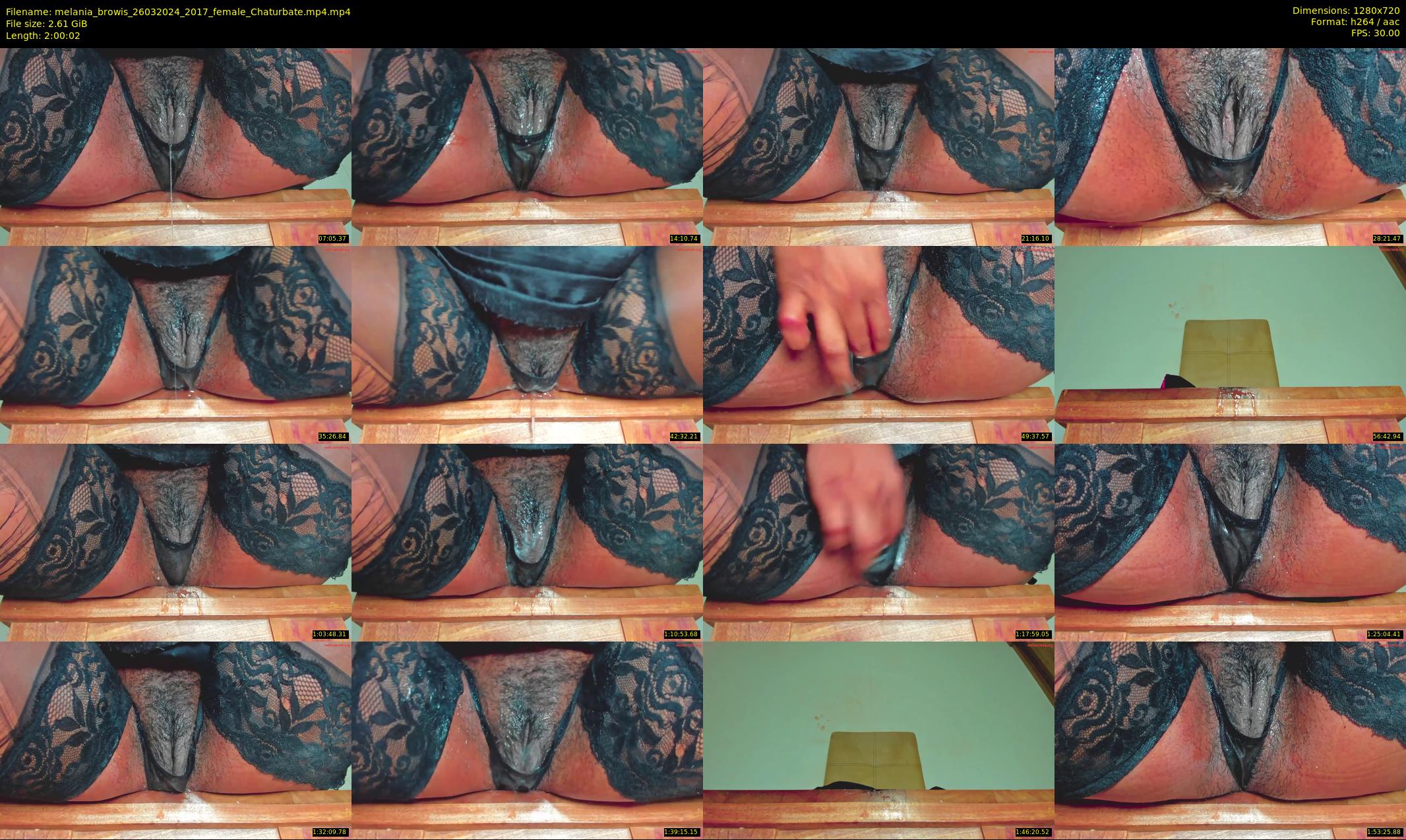 melania_browis — 121 minute Chaturbate female cam show recording, 720p, Mar 26, 2024