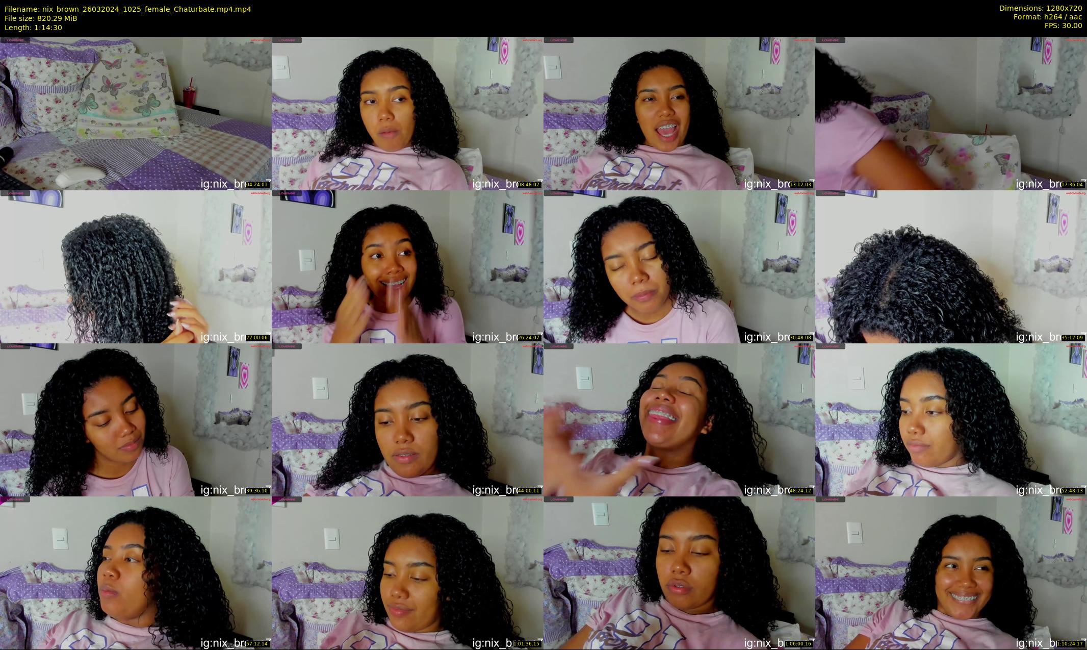 nix_brown — 75 minute Chaturbate female cam show recording, 720p, Mar 26, 2024