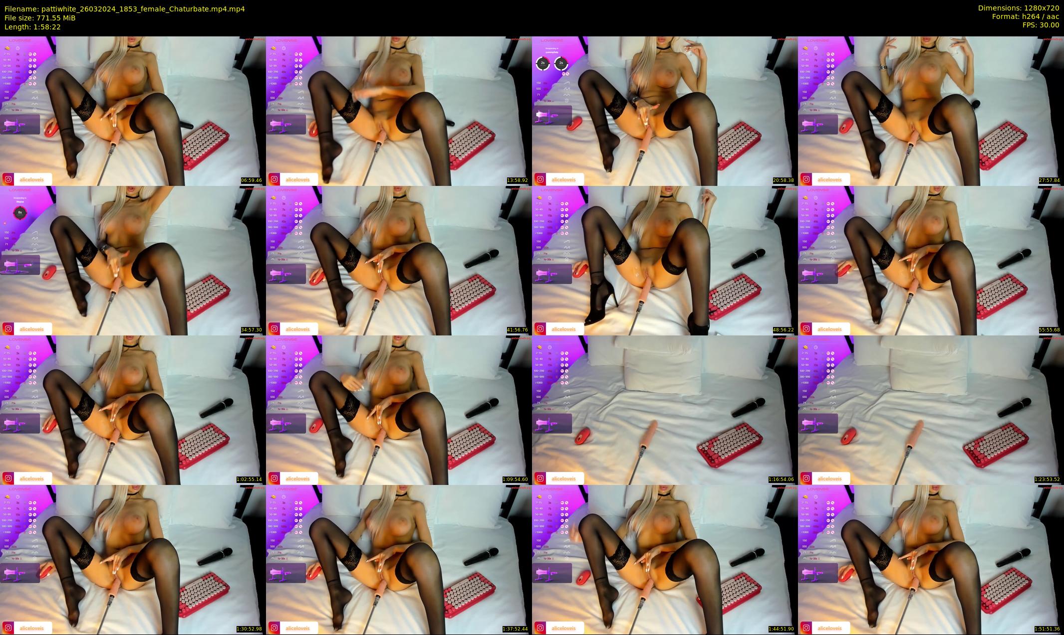 pattiwhite — 119 minute Chaturbate female cam show recording, 720p, Mar 26, 2024