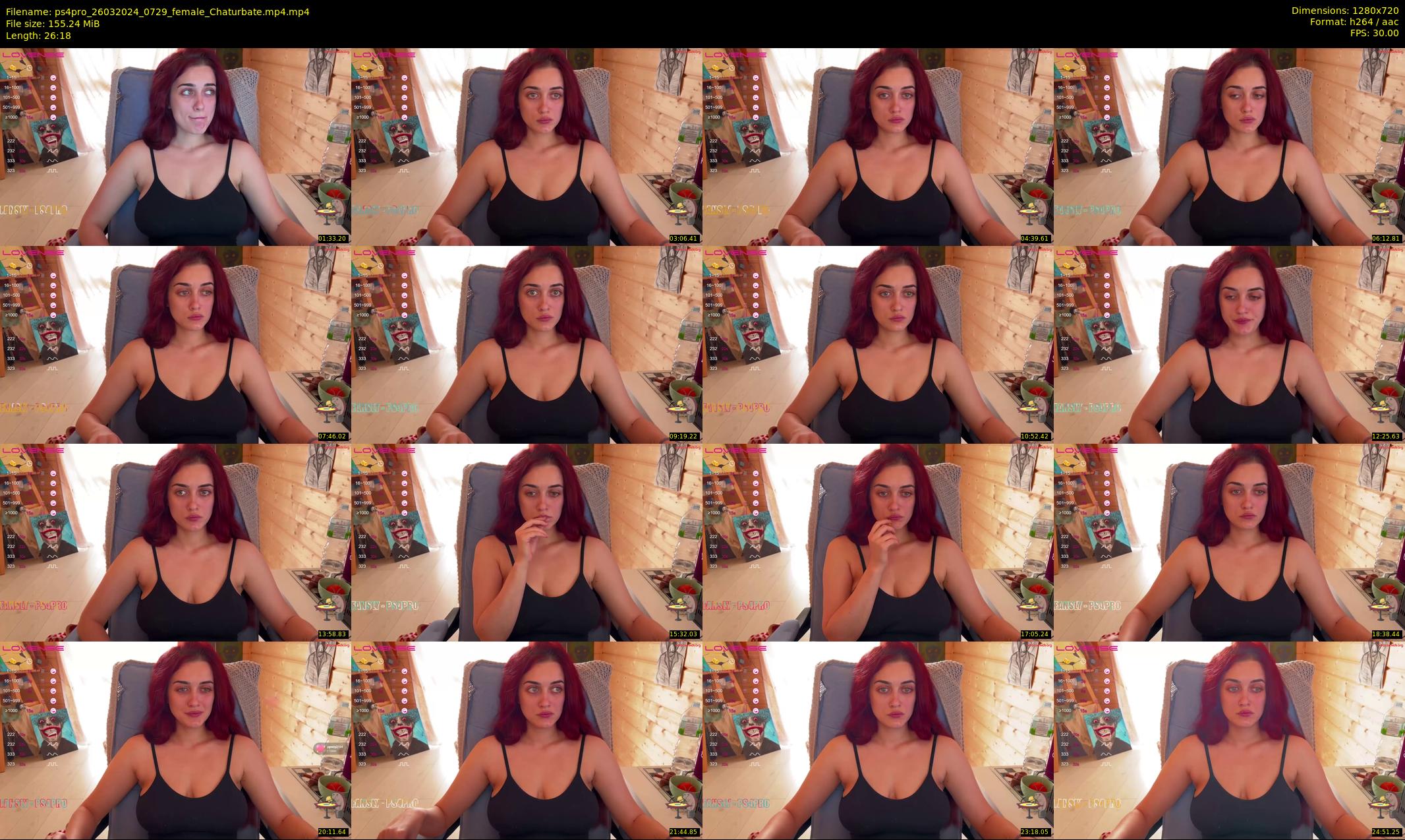 ps4pro — 27 minute Chaturbate female cam show recording, 720p, Mar 26, 2024