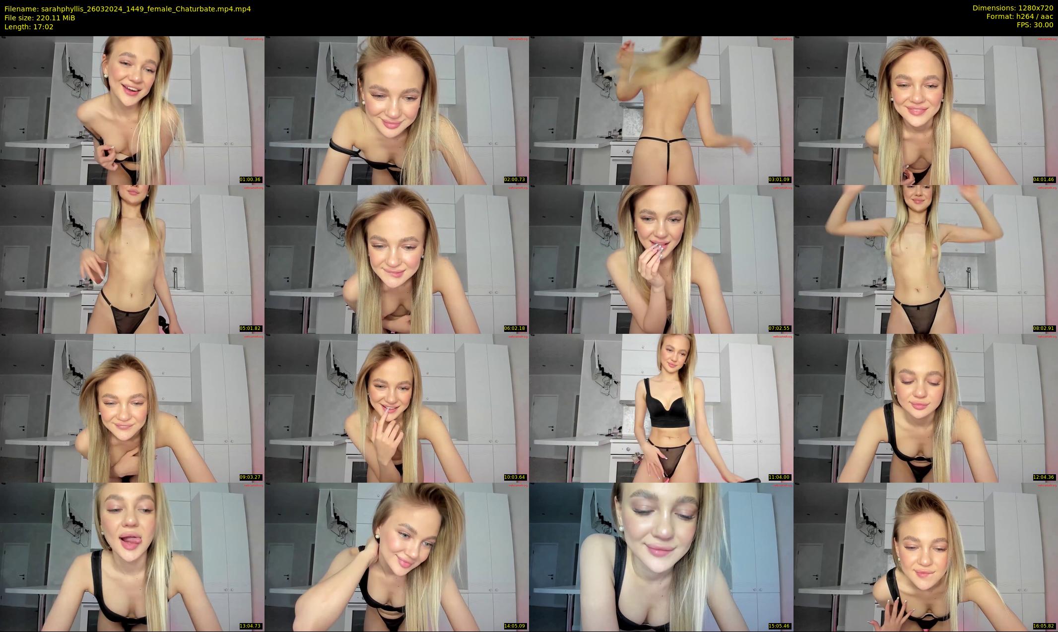 sarahphyllis — 18 minute Chaturbate female cam show recording, 720p, Mar 26, 2024