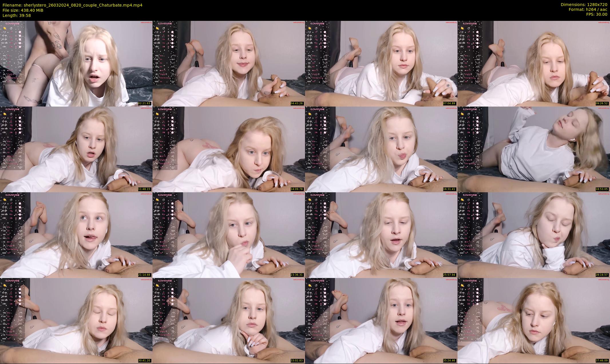 sherlystero — 40 minute Chaturbate couple cam show recording, 720p, Mar 26, 2024
