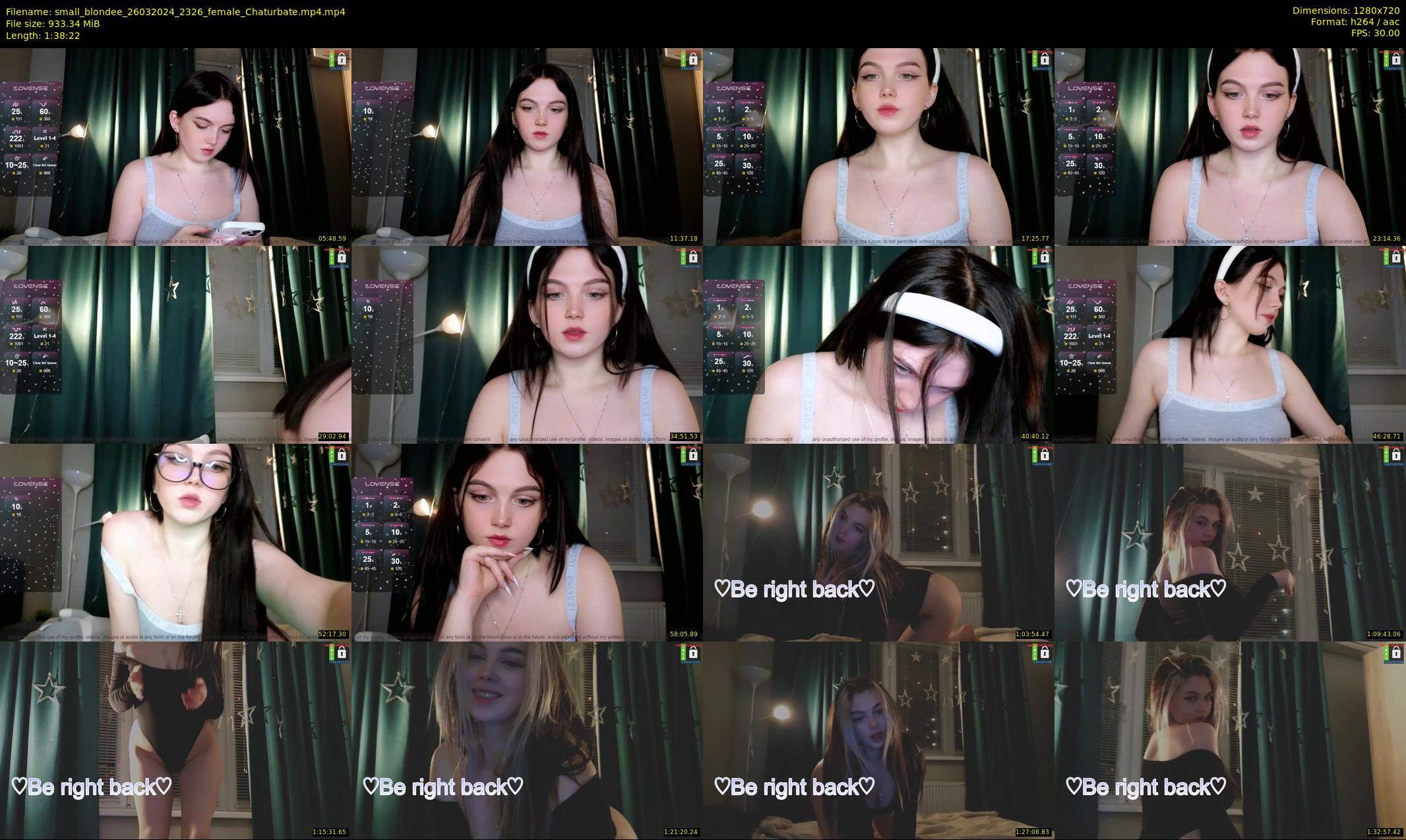 small_blondee — 99 minute Chaturbate female cam show recording, 720p, Mar 26, 2024