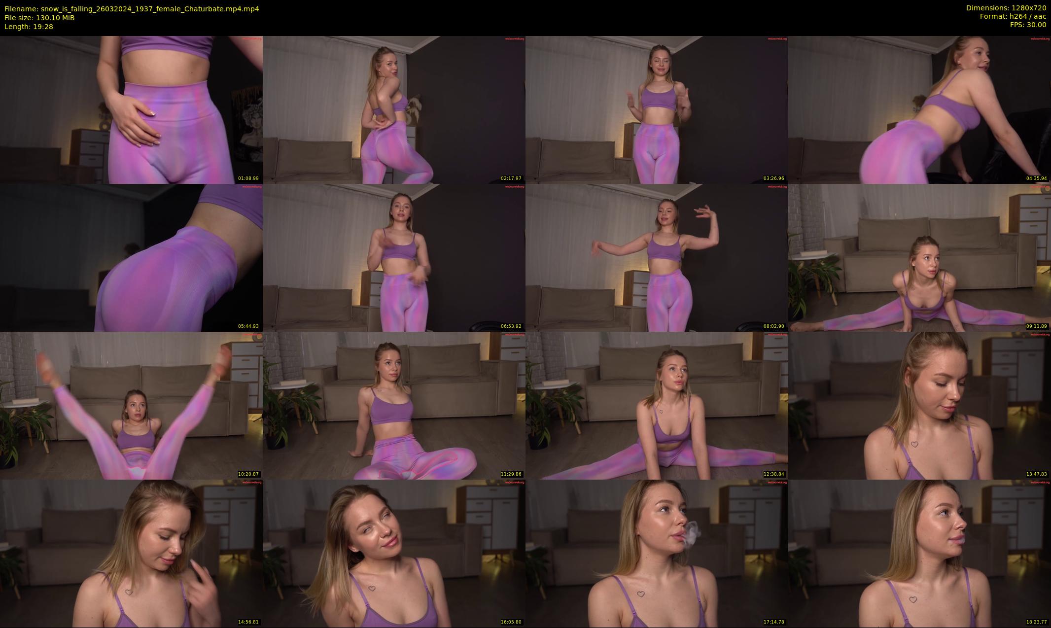snow_is_falling — 20 minute Chaturbate female cam show recording, 720p, Mar 26, 2024