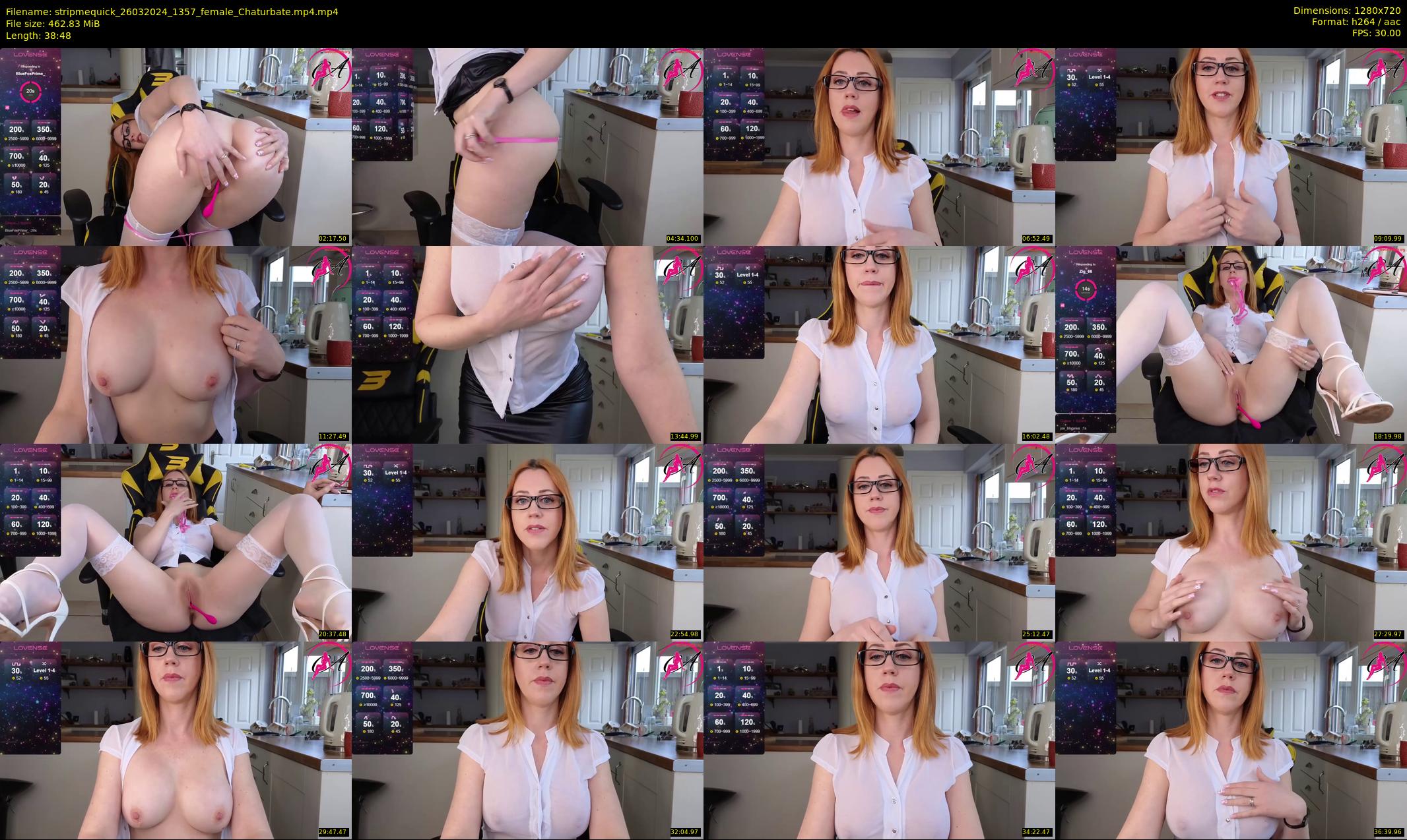 stripmequick — 39 minute Chaturbate female cam show recording, 720p, Mar 26, 2024
