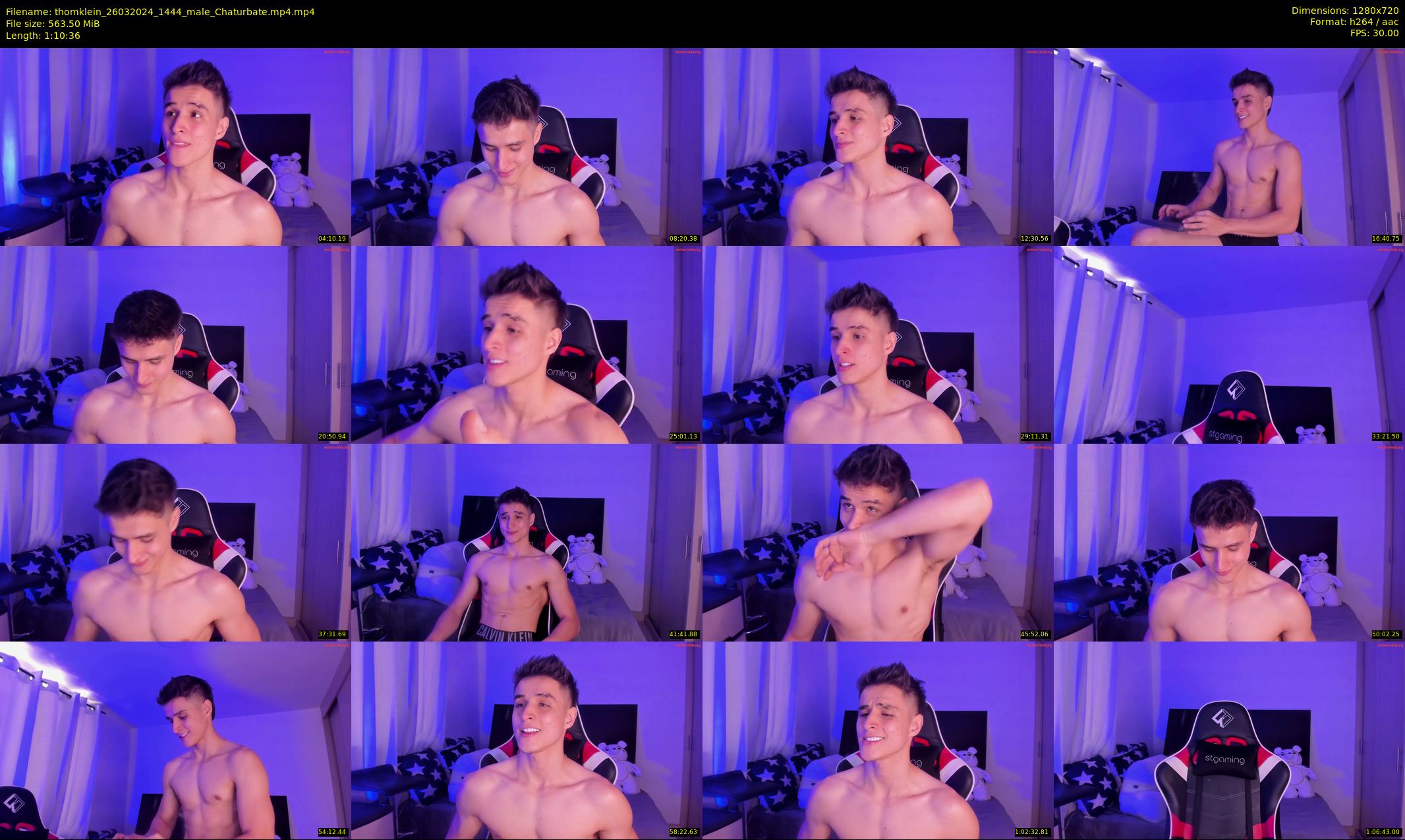 thomklein — 71 minute Chaturbate male cam show recording, 720p, Mar 26, 2024