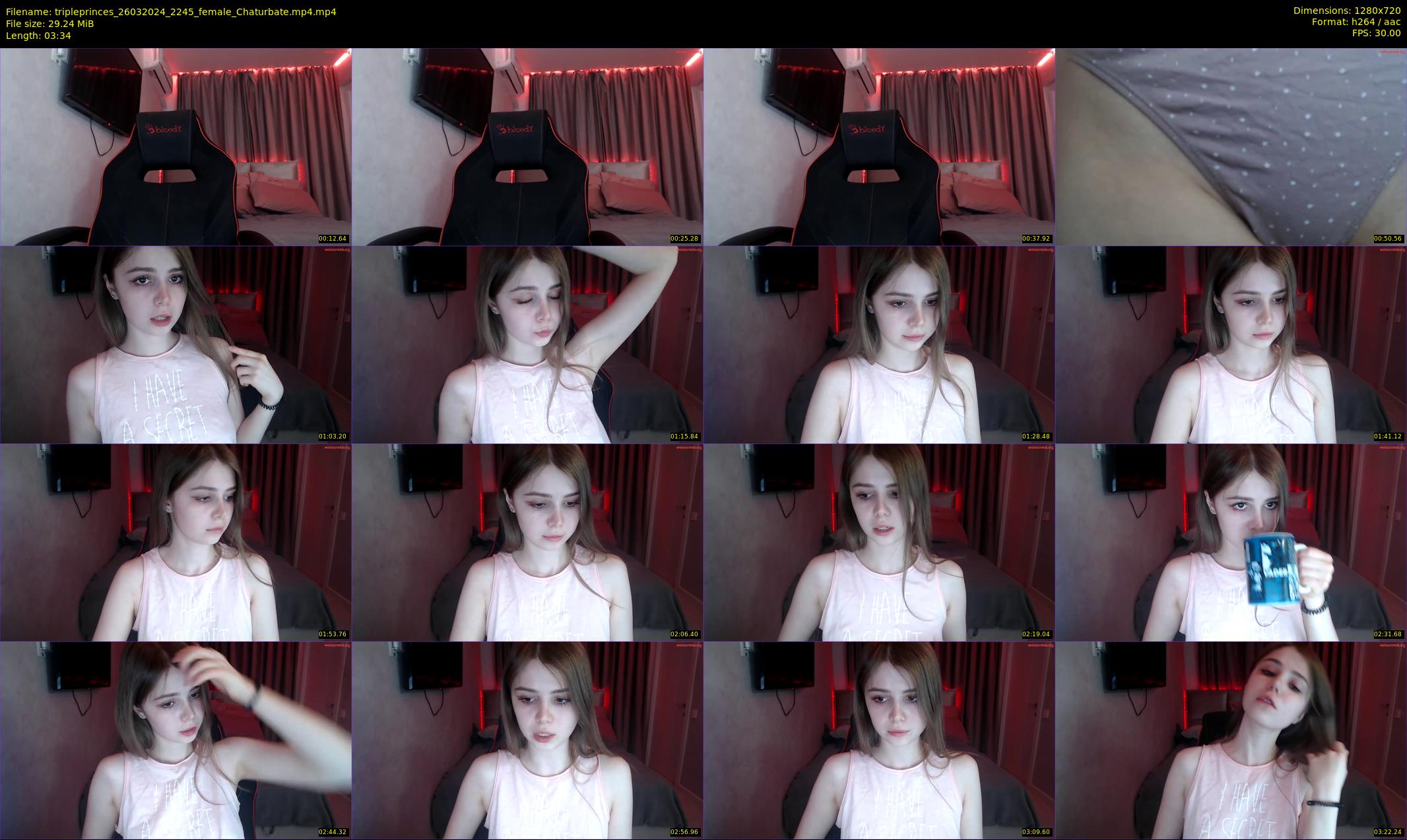 tripleprinces — 4 minute Chaturbate female cam show recording, 720p, Mar 26, 2024