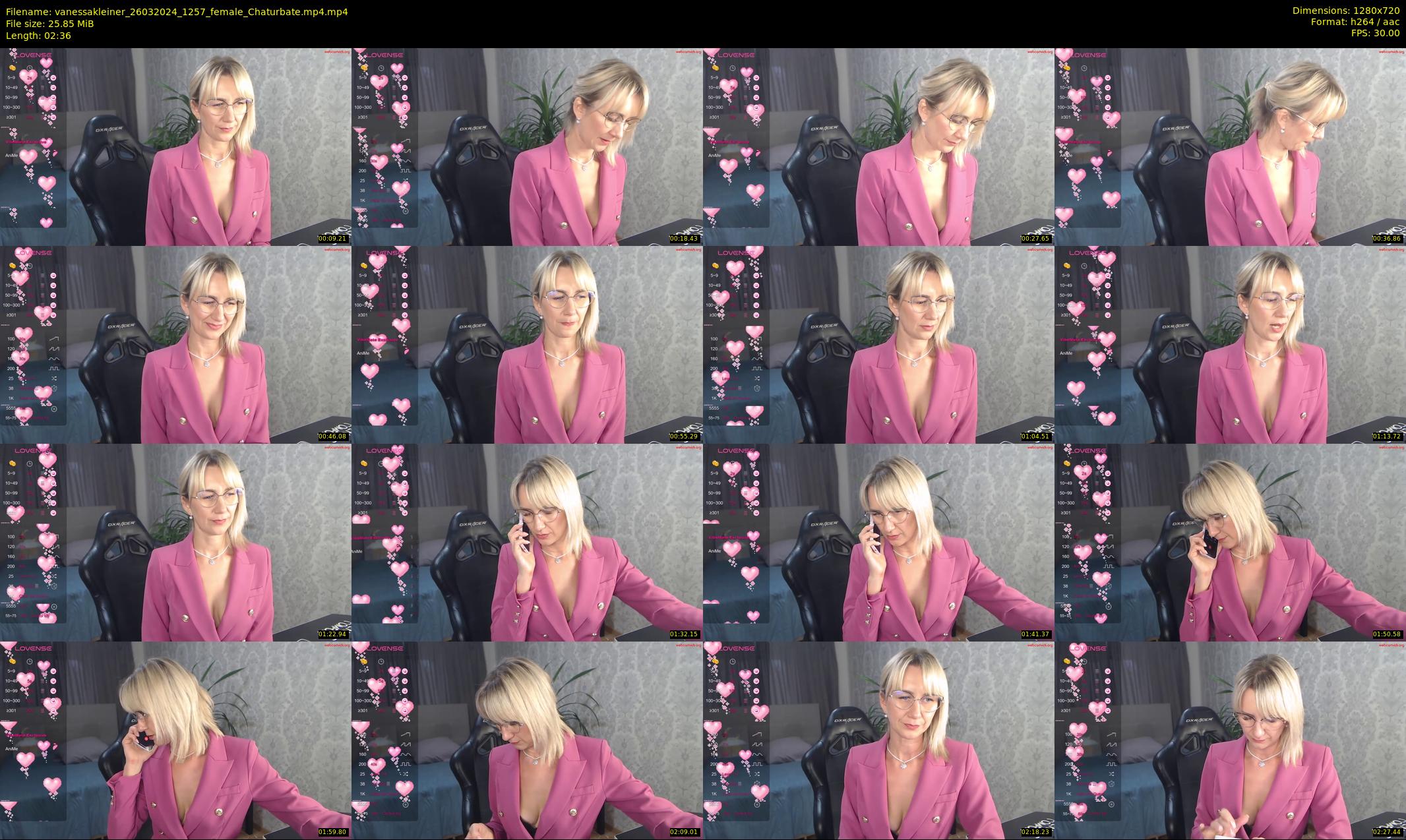 vanessakleiner — 3 minute Chaturbate female cam show recording, 720p, Mar 26, 2024