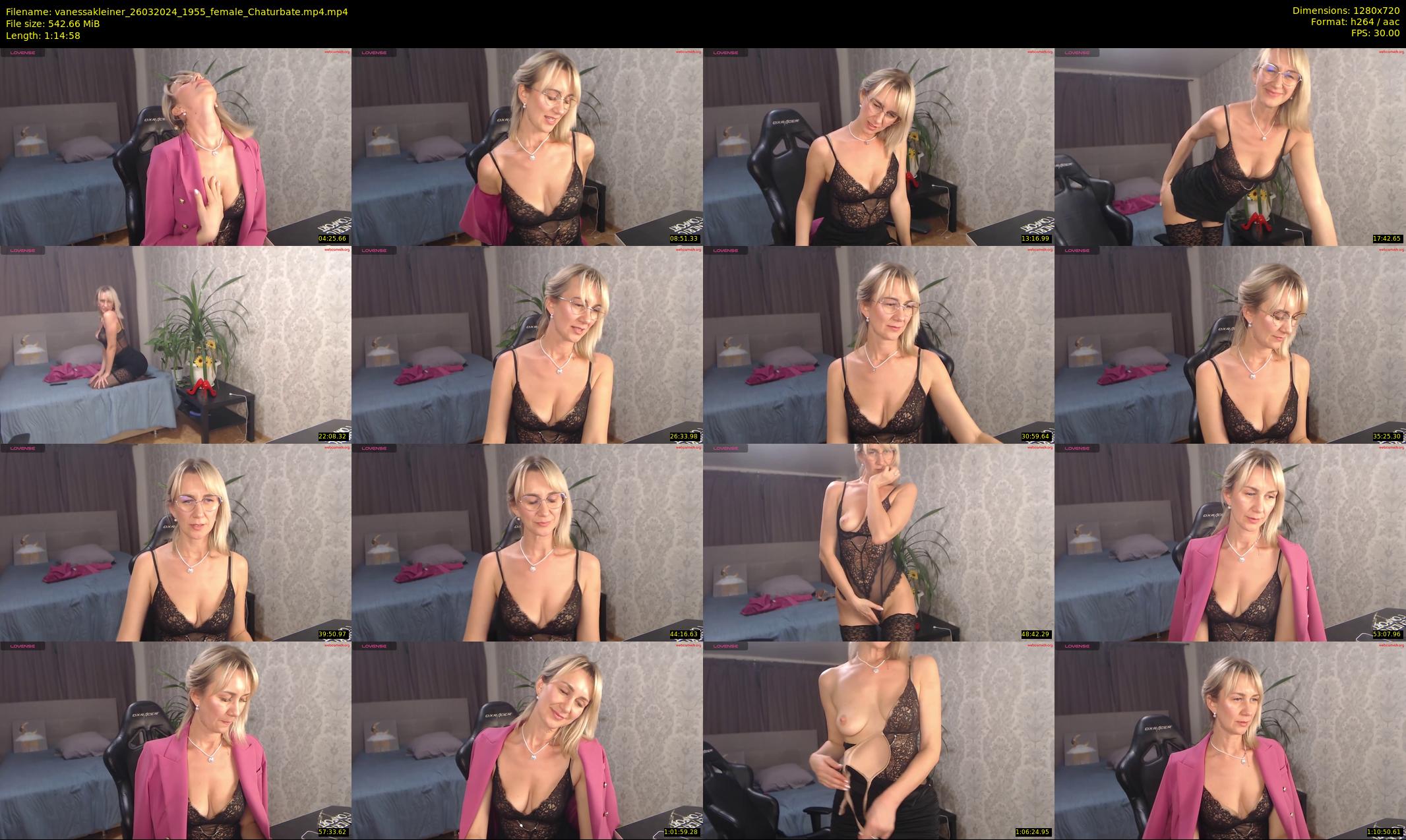 vanessakleiner — 75 minute Chaturbate female cam show recording, 720p, Mar 26, 2024