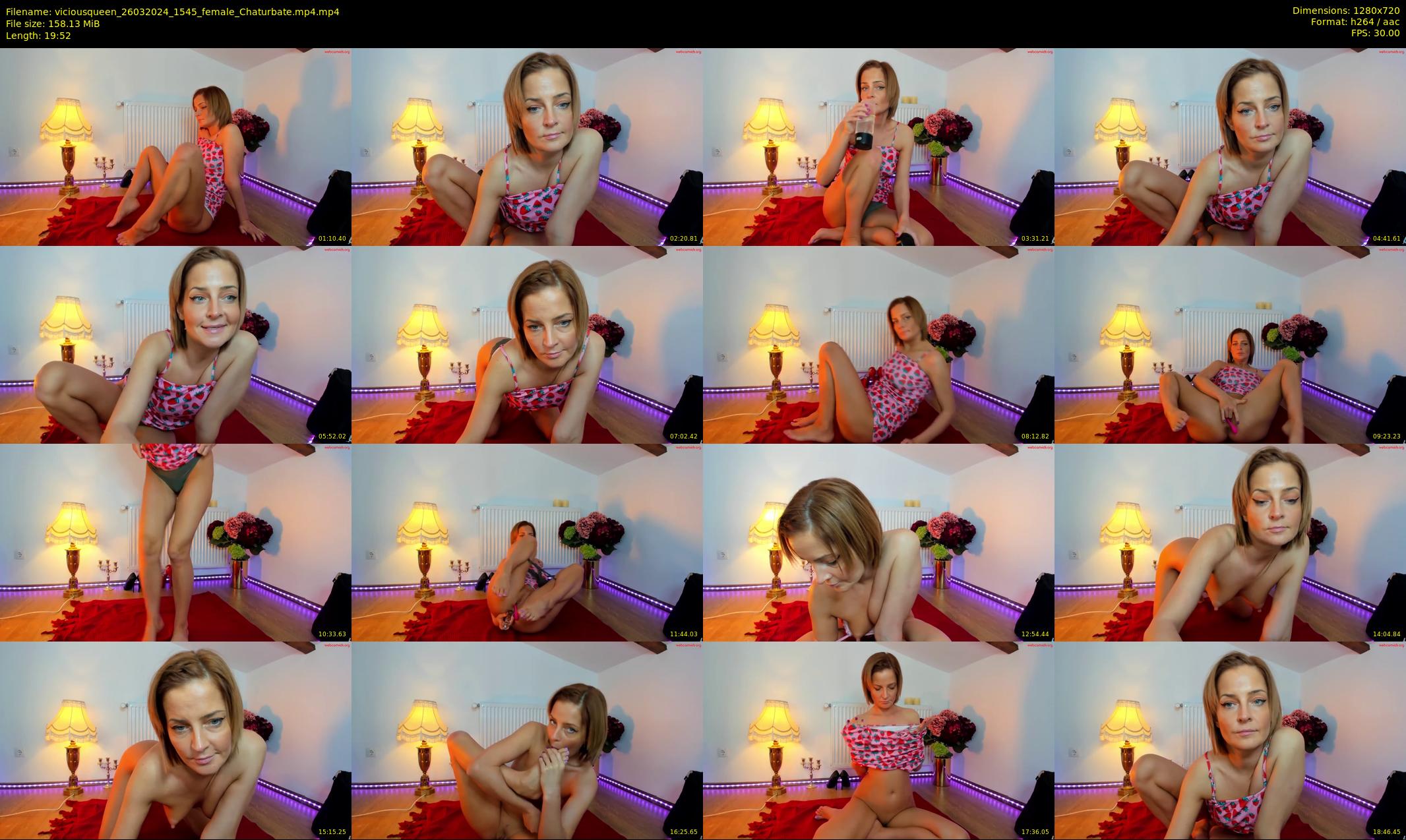 viciousqueen — 20 minute Chaturbate female cam show recording, 720p, Mar 26, 2024