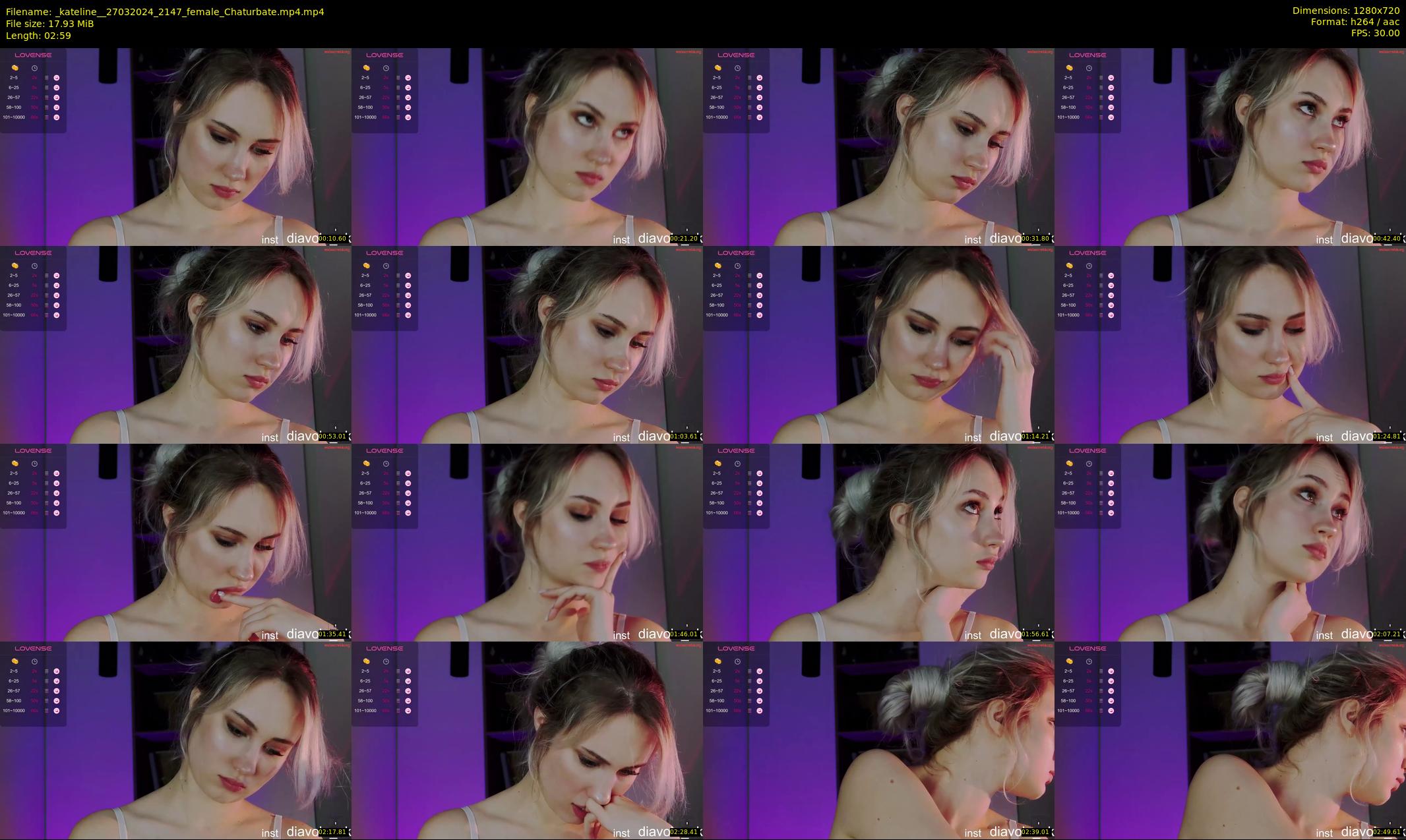 _kateline_ — 3 minute Chaturbate female cam show recording, 720p, Mar 27, 2024