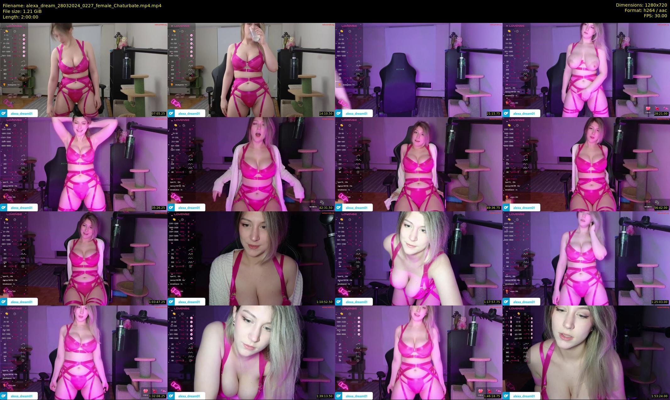 alexa_dream — 120 minute Chaturbate female cam show recording, 720p, Mar 28, 2024