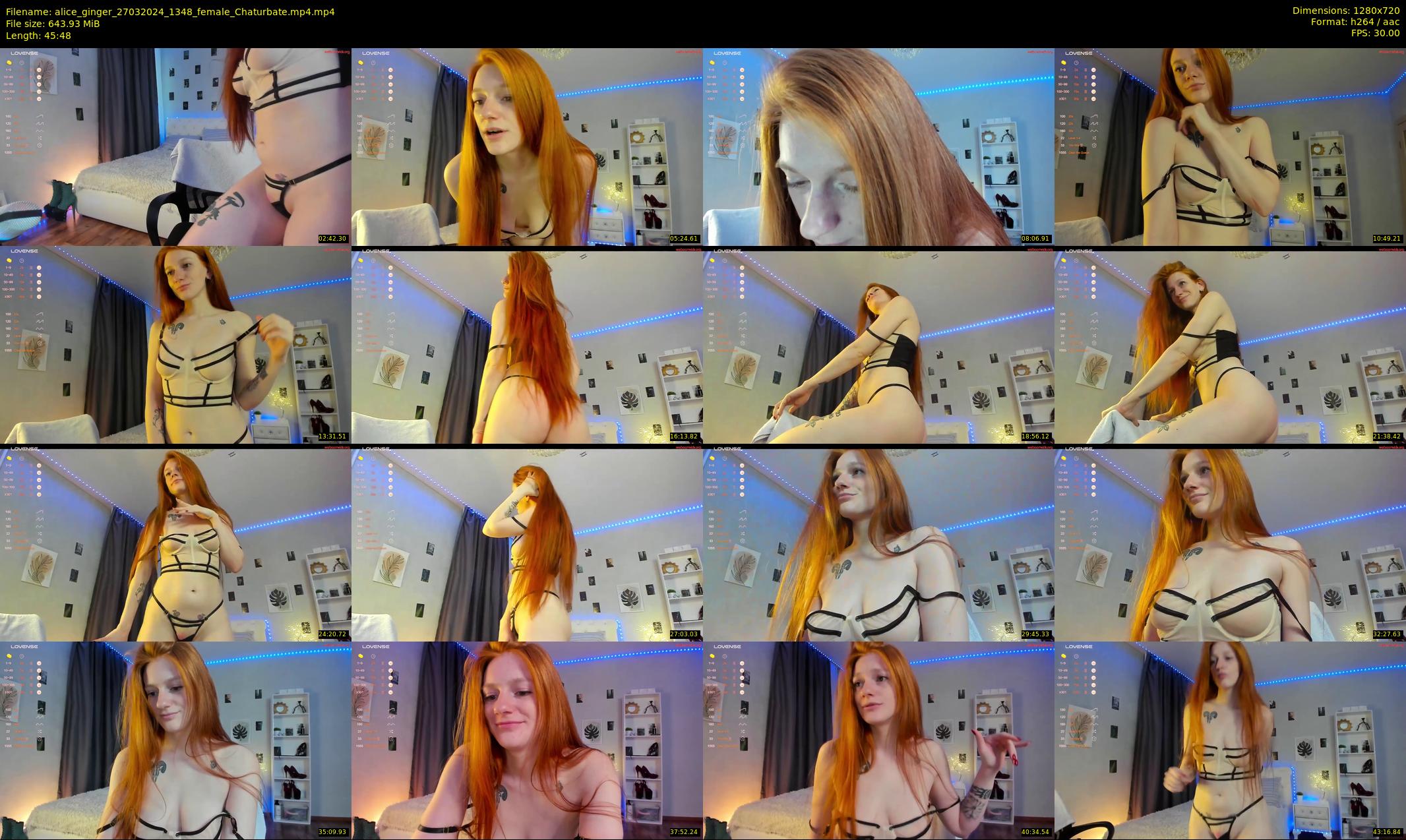 alice_ginger — 46 minute Chaturbate female cam show recording, 720p, Mar 27, 2024