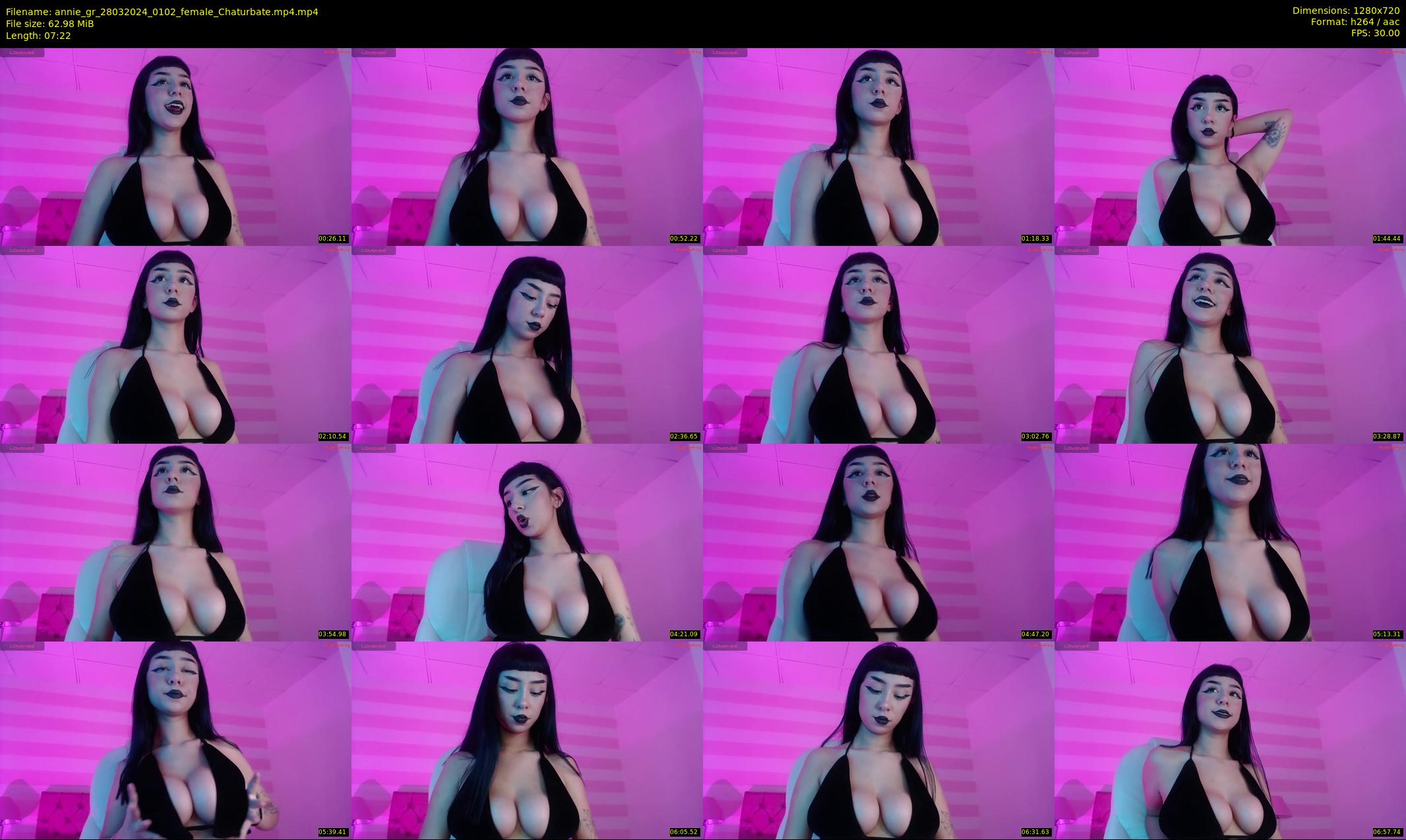 annie_gr — 8 minute Chaturbate female cam show recording, 720p, Mar 28, 2024