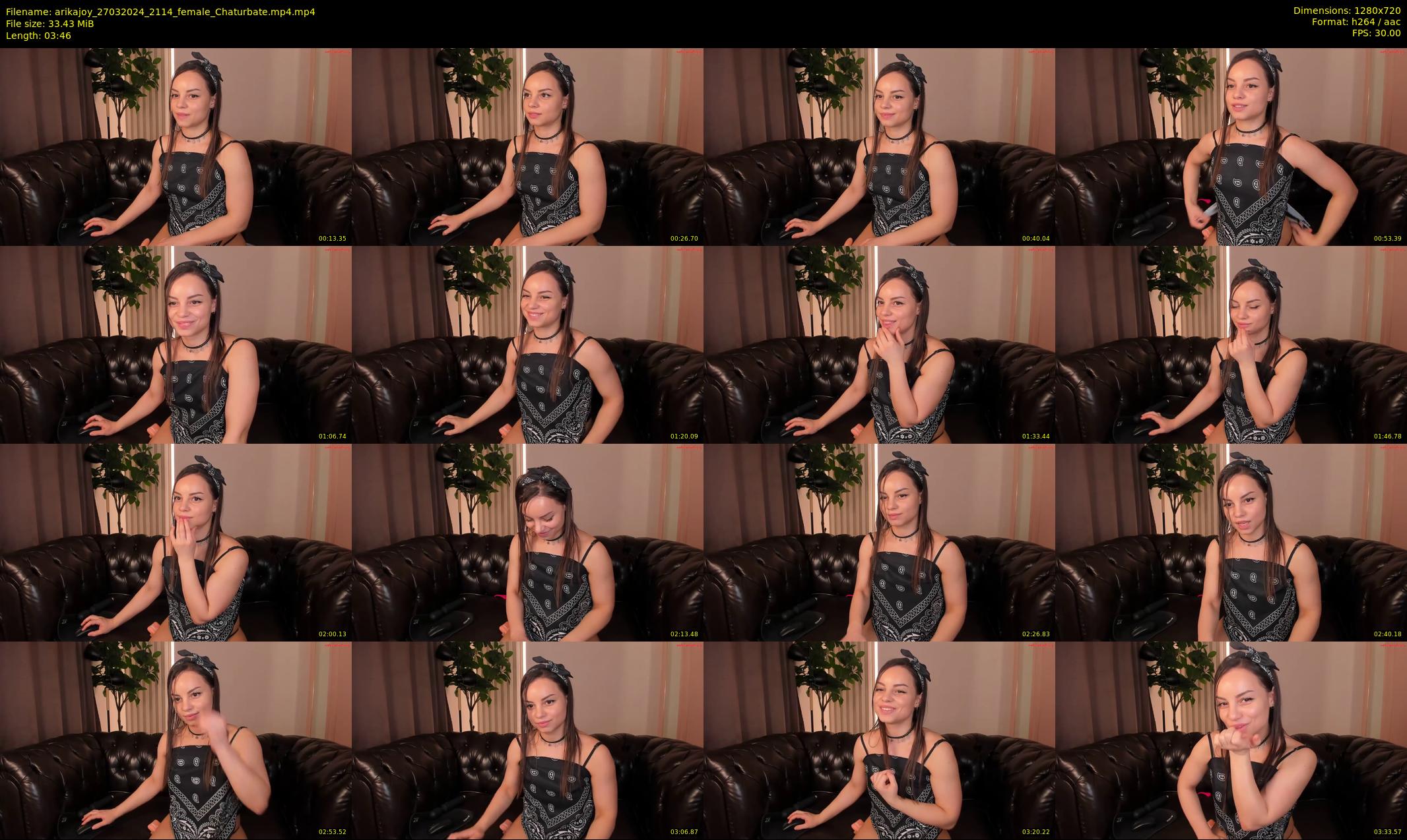 arikajoy — 4 minute Chaturbate female cam show recording, 720p, Mar 27, 2024