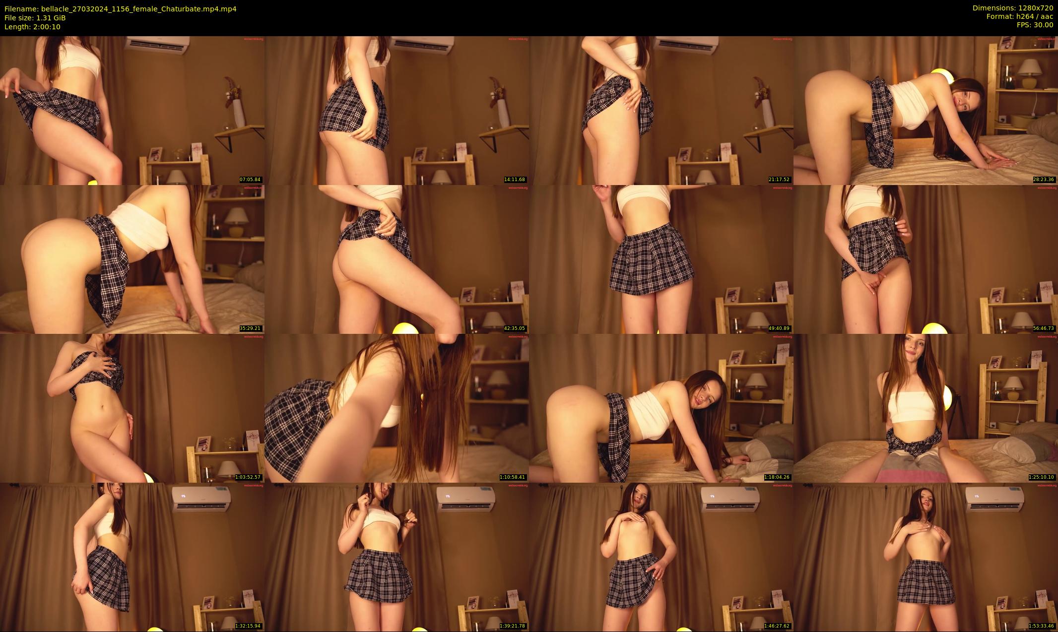 bellacle — 121 minute Chaturbate female cam show recording, 720p, Mar 27, 2024