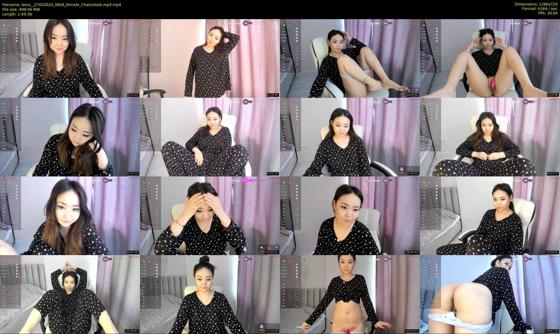 bora_ — 106 minute Chaturbate female cam show recording, 720p, Mar 27, 2024