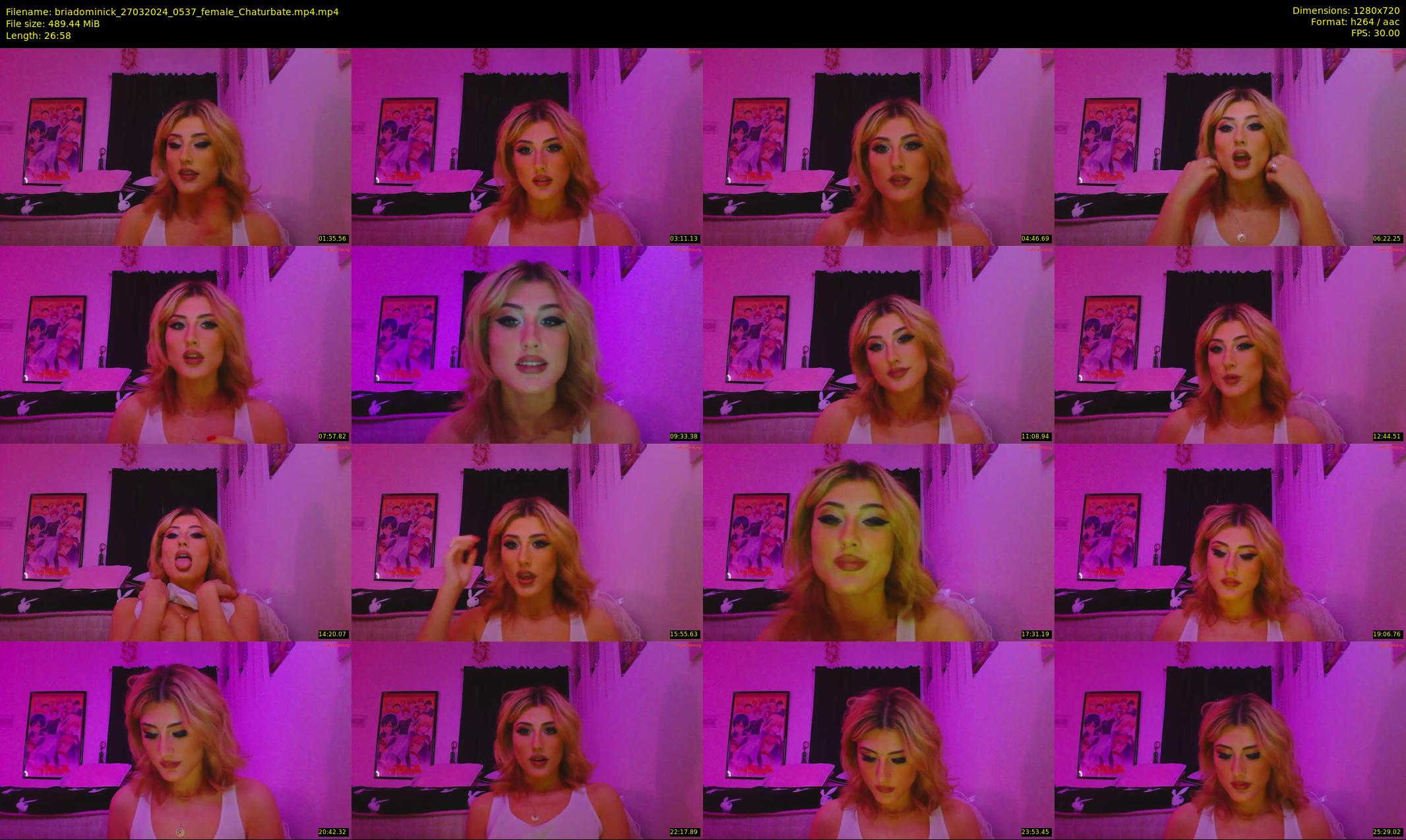 briadominick — 27 minute Chaturbate couple cam show recording, 720p, Mar 27, 2024