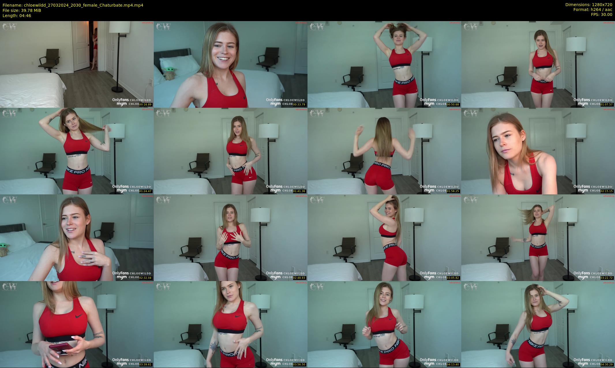 chloewildd — 5 minute Chaturbate female cam show recording, 720p, Mar 27, 2024