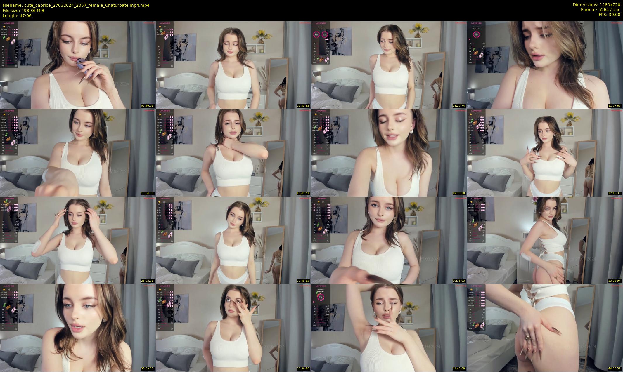 cute_caprice — 48 minute Chaturbate female cam show recording, 720p, Mar 27, 2024