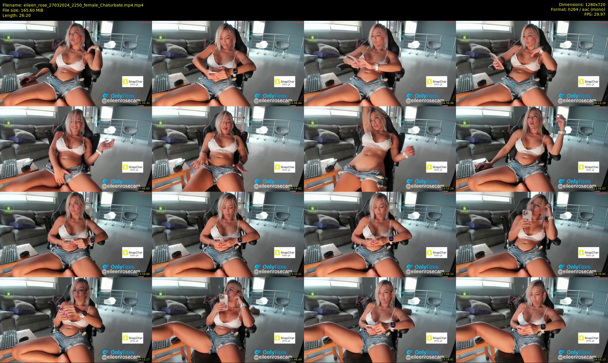 eileen_rose — 27 minute Chaturbate female cam show recording, 720p, Mar 27, 2024