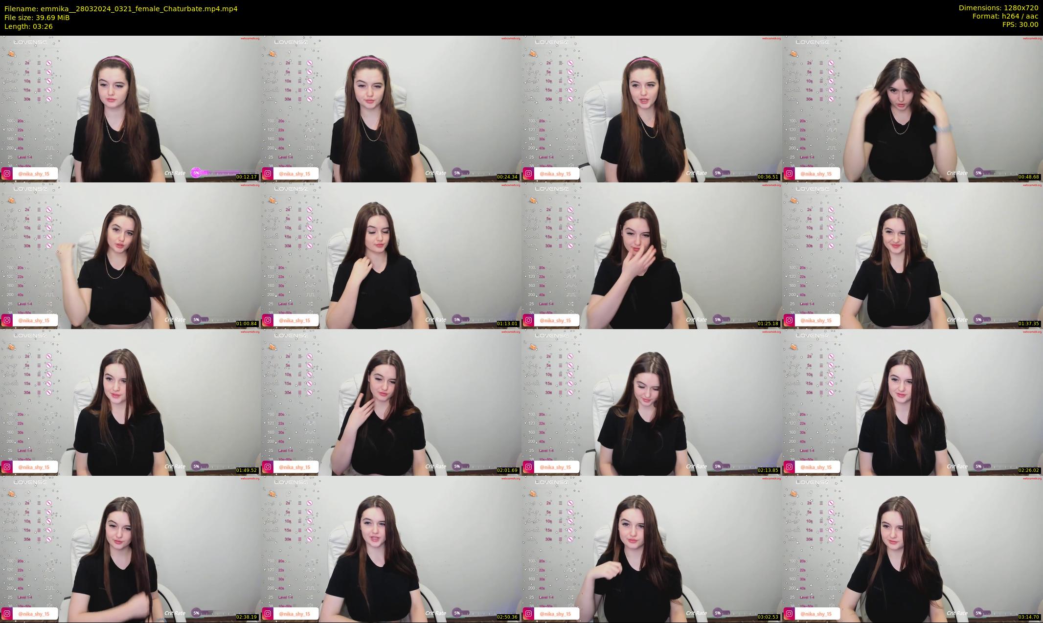 emmika_ — 4 minute Chaturbate female cam show recording, 720p, Mar 28, 2024