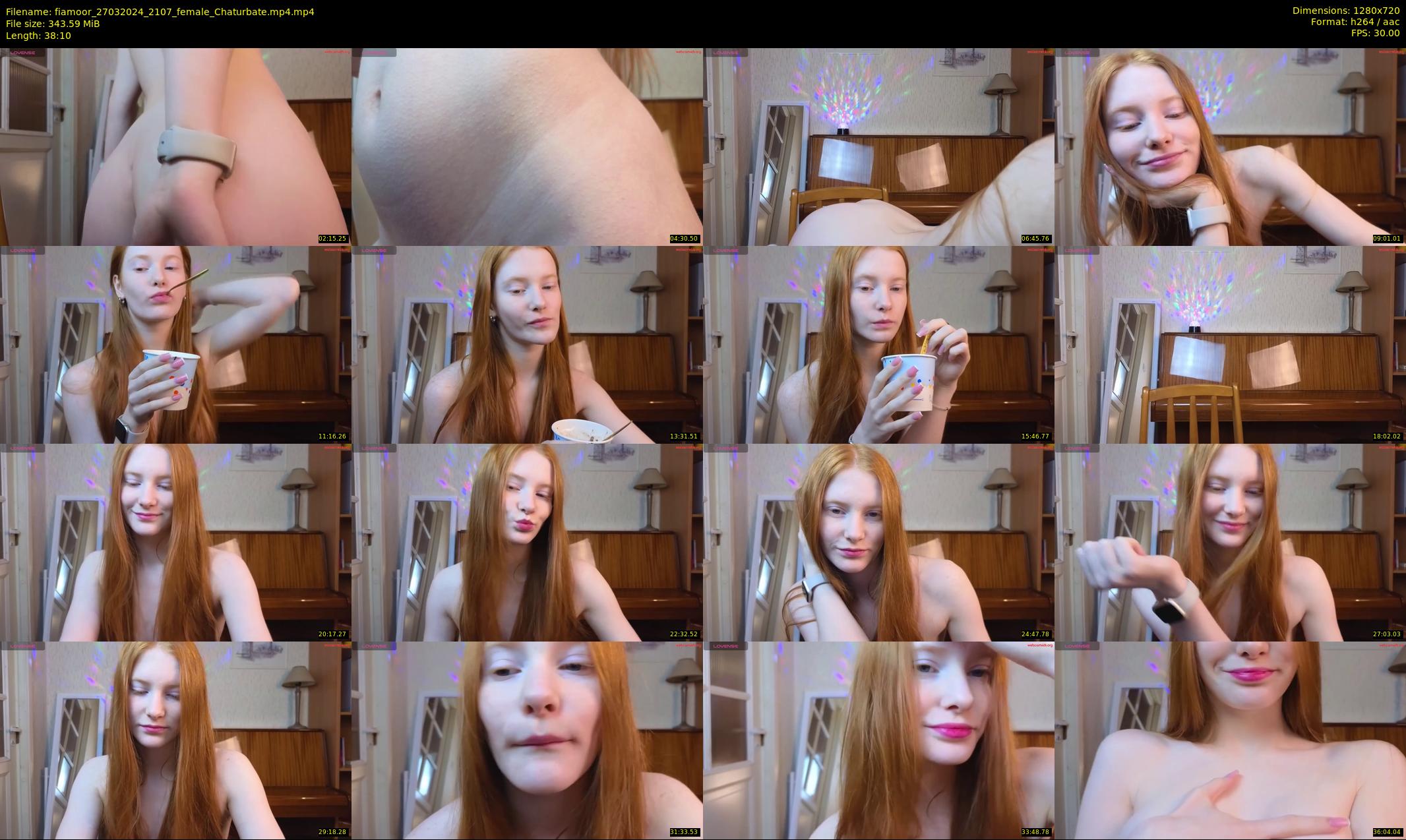 fiamoor — 39 minute Chaturbate female cam show recording, 720p, Mar 27, 2024