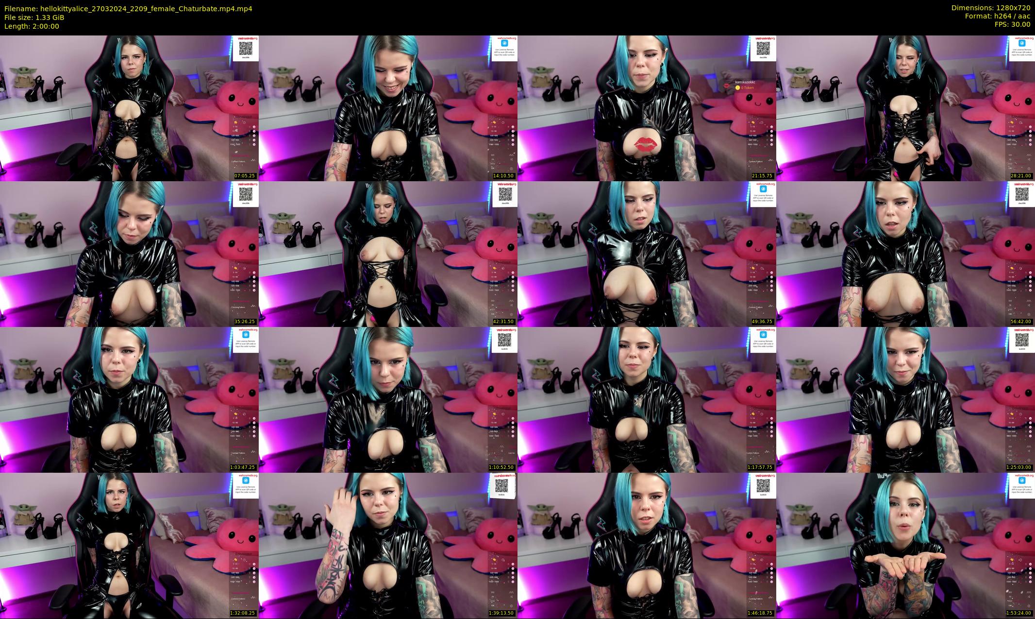 hellokittyalice — 120 minute Chaturbate female cam show recording, 720p, Mar 27, 2024