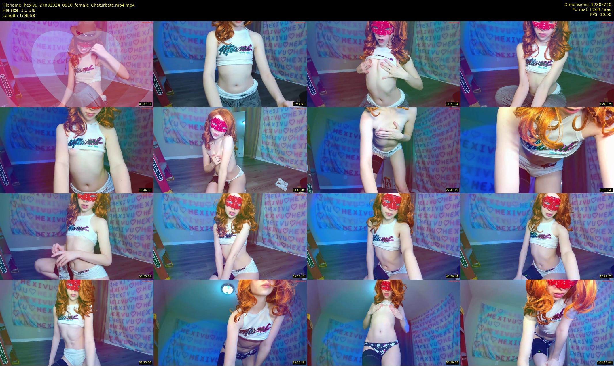 hexivu — 67 minute Chaturbate female cam show recording, 720p, Mar 27, 2024