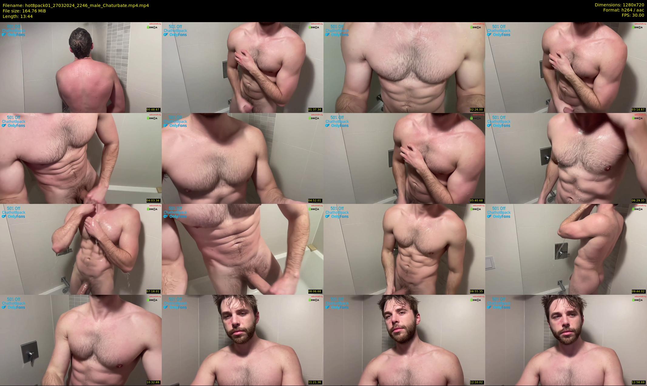hot8pack01 — 14 minute Chaturbate male cam show recording, 720p, Mar 27, 2024