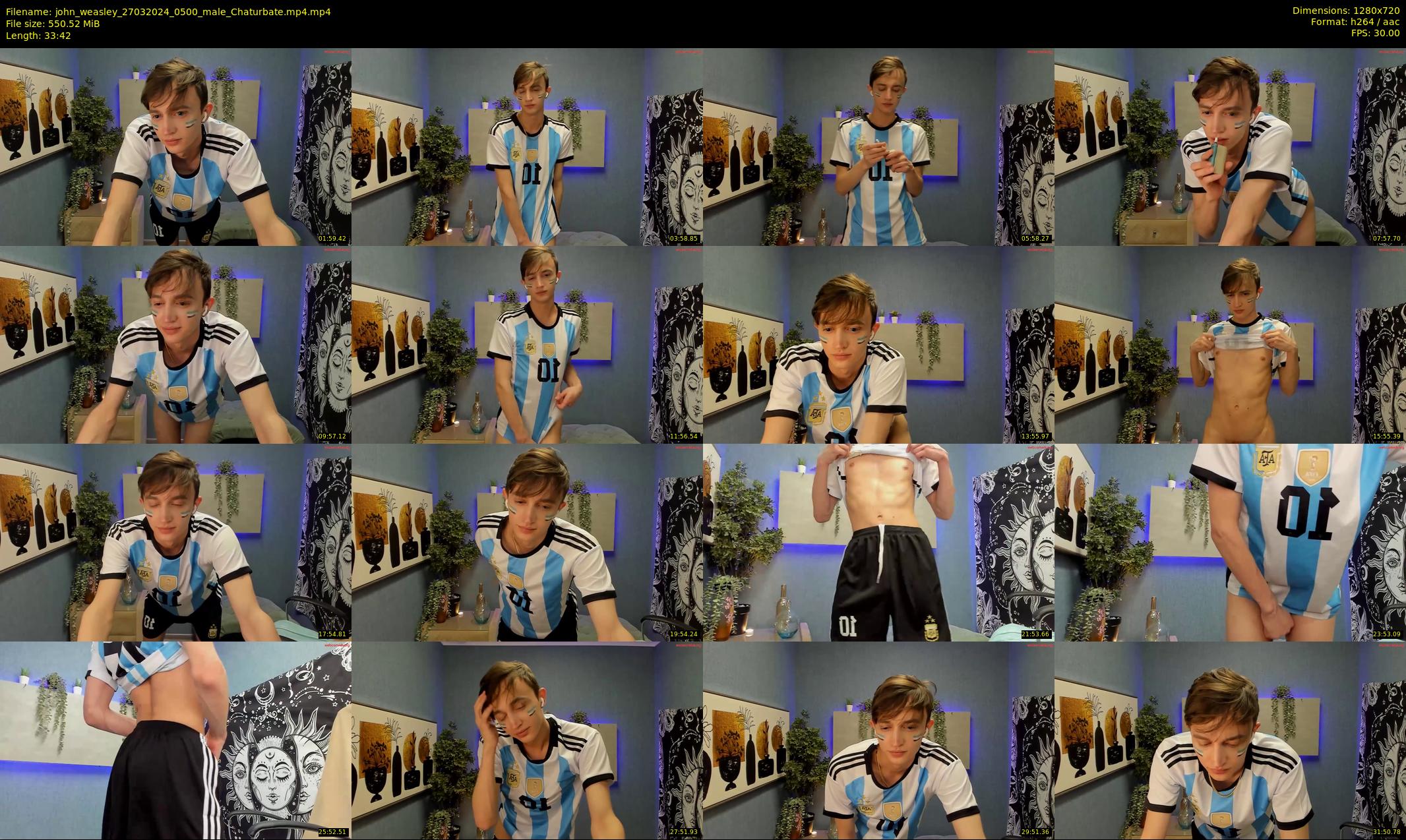 john_weasley — 34 minute Chaturbate male cam show recording, 720p, Mar 27, 2024