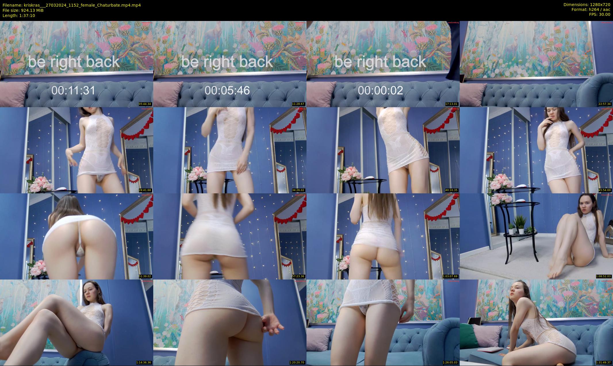 kriskras__ — 98 minute Chaturbate female cam show recording, 720p, Mar 27, 2024