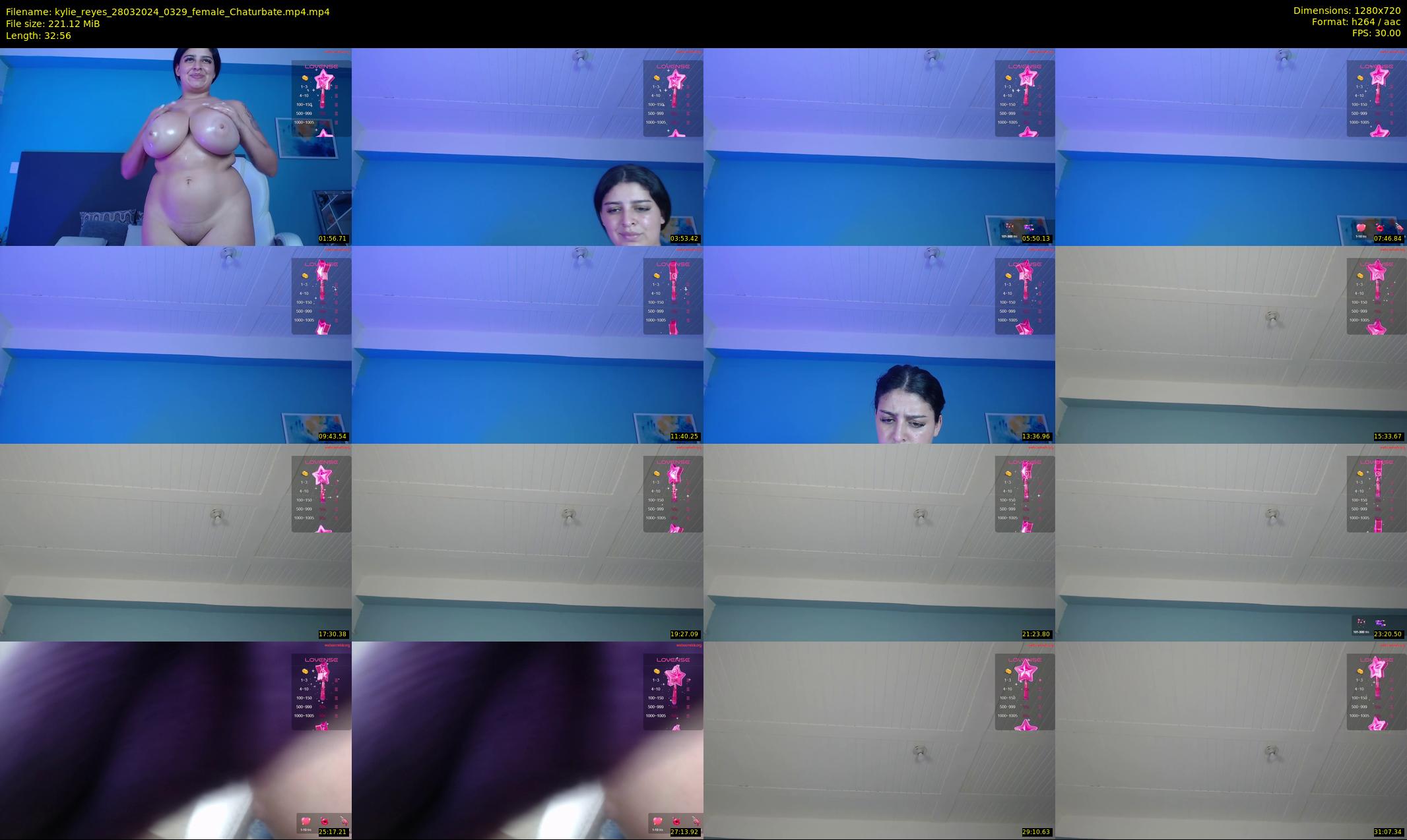 kylie_reyes — 33 minute Chaturbate female cam show recording, 720p, Mar 28, 2024